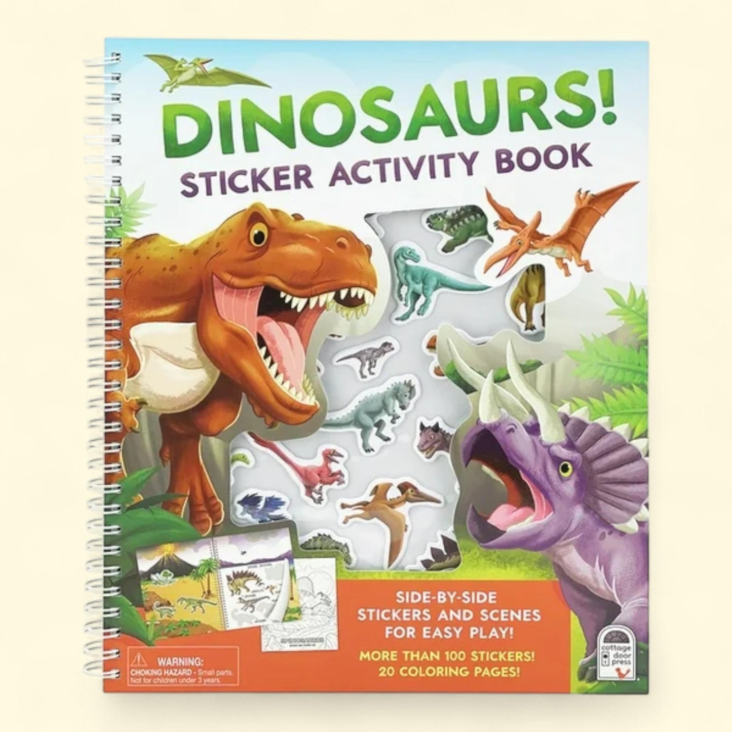 Dinosaurs! Sticker Activity Book, Paperback