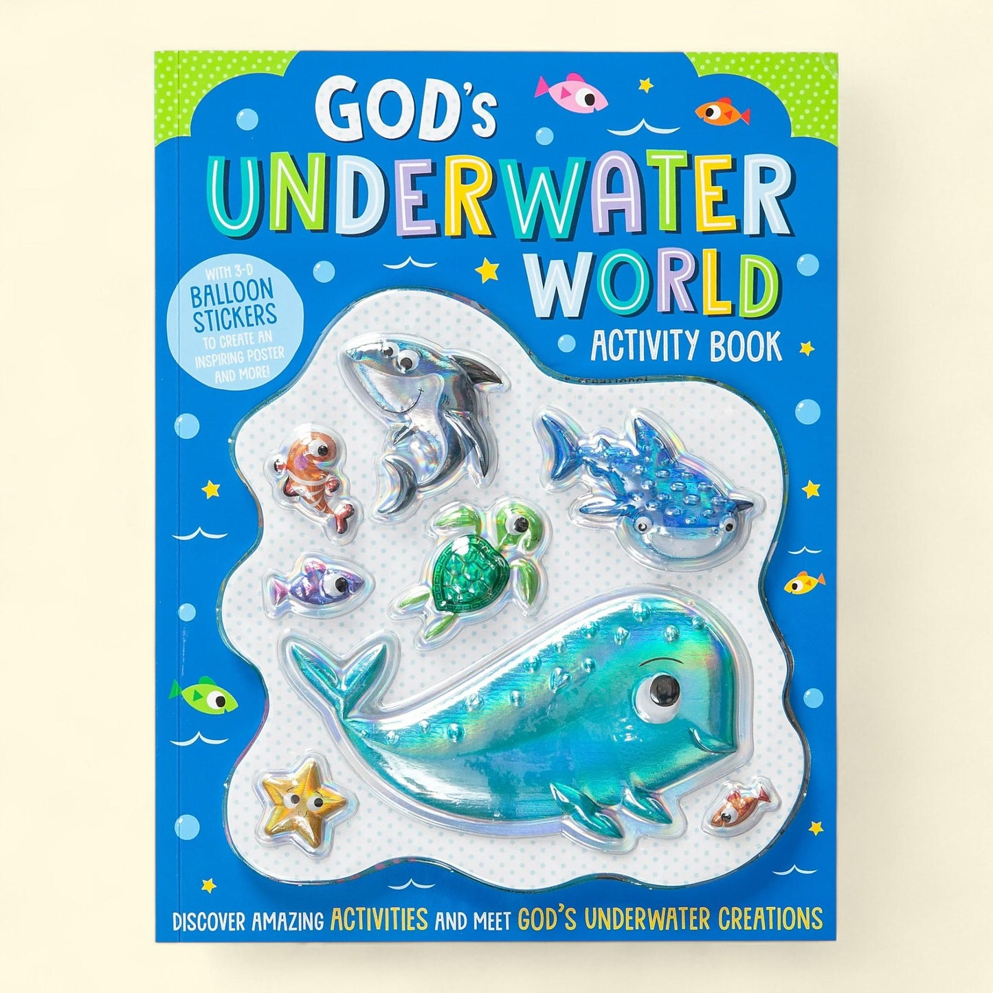 God's Underwater World Balloon Sticker Activity Book, Standard