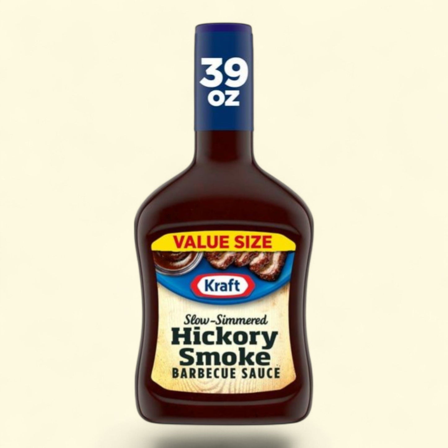 Sauce barbecue Kraft, saveur fumée au hickory, bouteille de 1,16 l