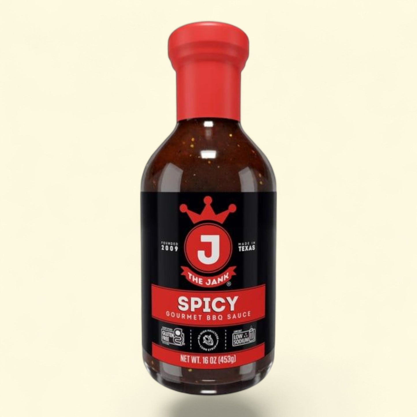 Jank Spicy Gourmet BBQ Sauce, Just A Little Kick, 16oz