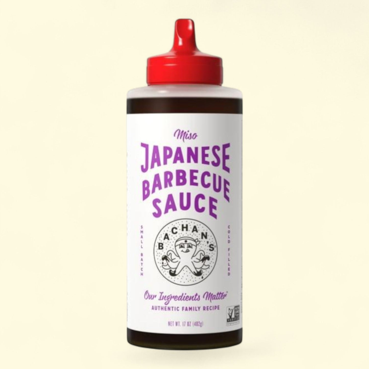 Bachan's Miso Japanese BBQ Sauce, 17oz Bottle