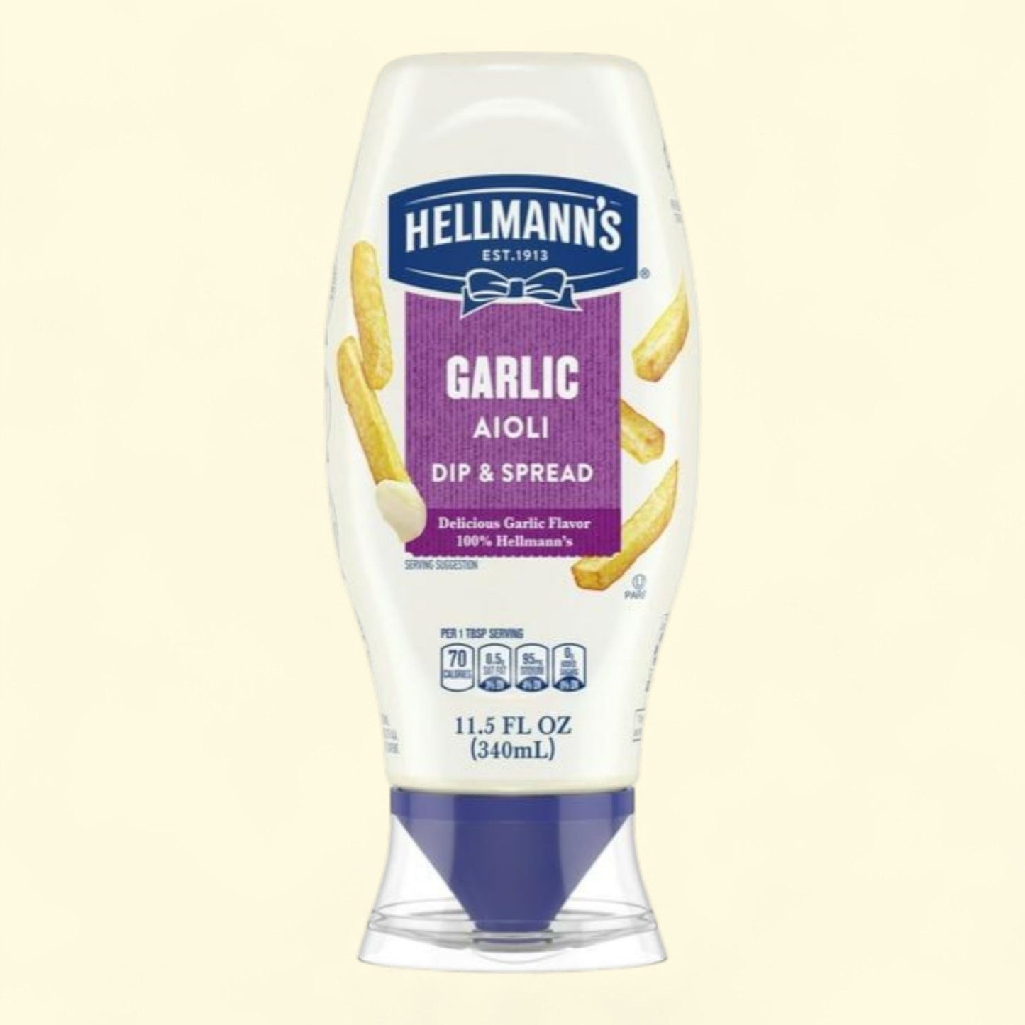 Hellmann's Vegan Garlic Aioli Dip & Spread, 11.5 fl oz — authentic US product shipped worldwide by Treatspree