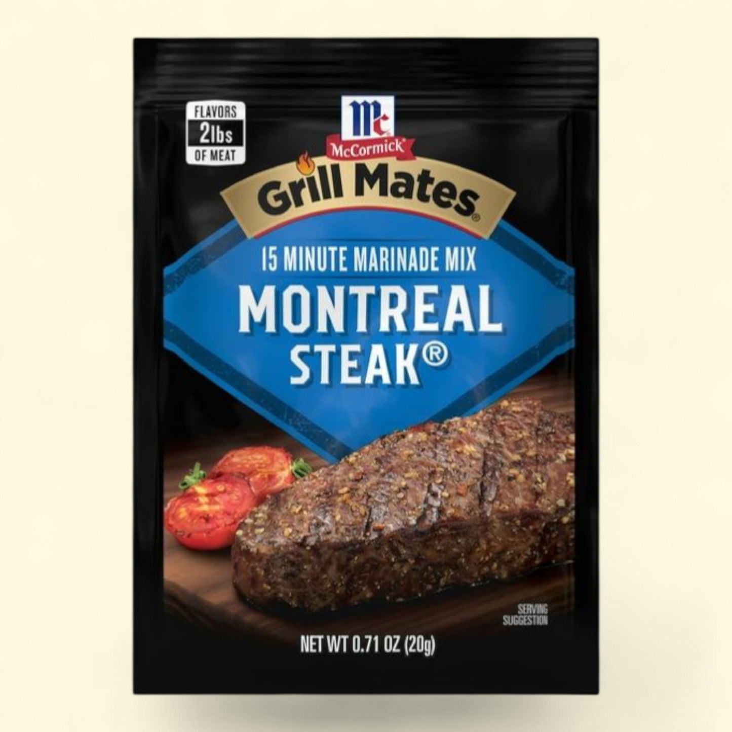 McCormick Grill Mates Montreal Steak Marinade Seasoning Mix, 0.71 oz
