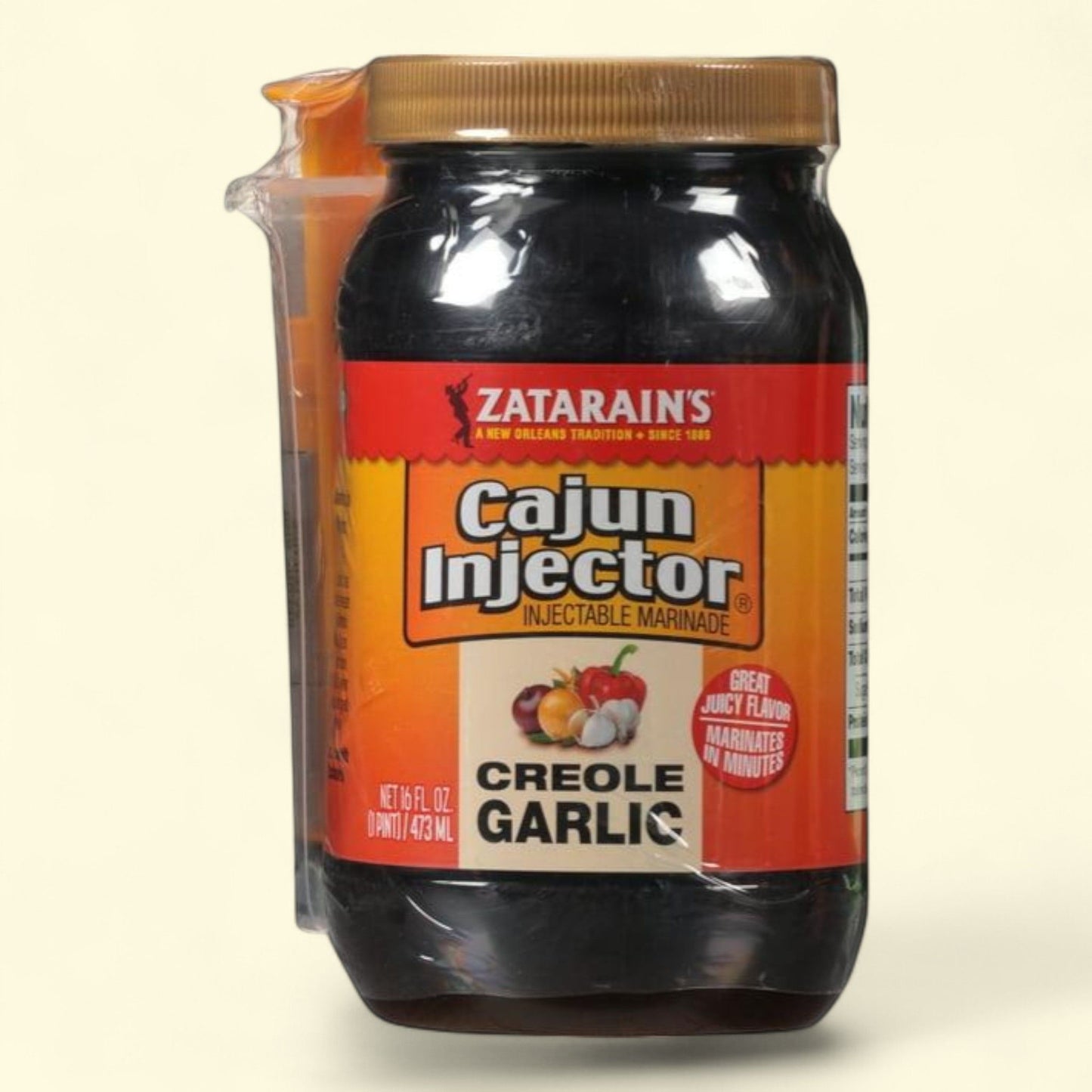 Zatarain's Cajun Injectors Creole Garlic Marinade, 16 oz