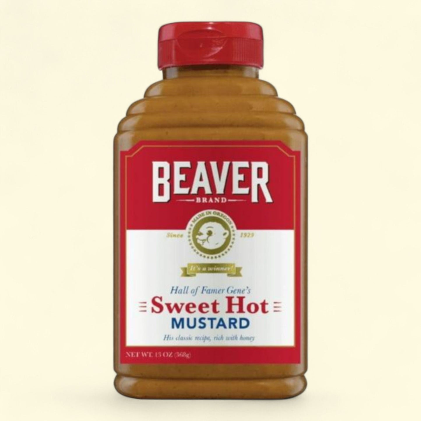 Beaver Brand Sweet Hot Mustard, 13 oz