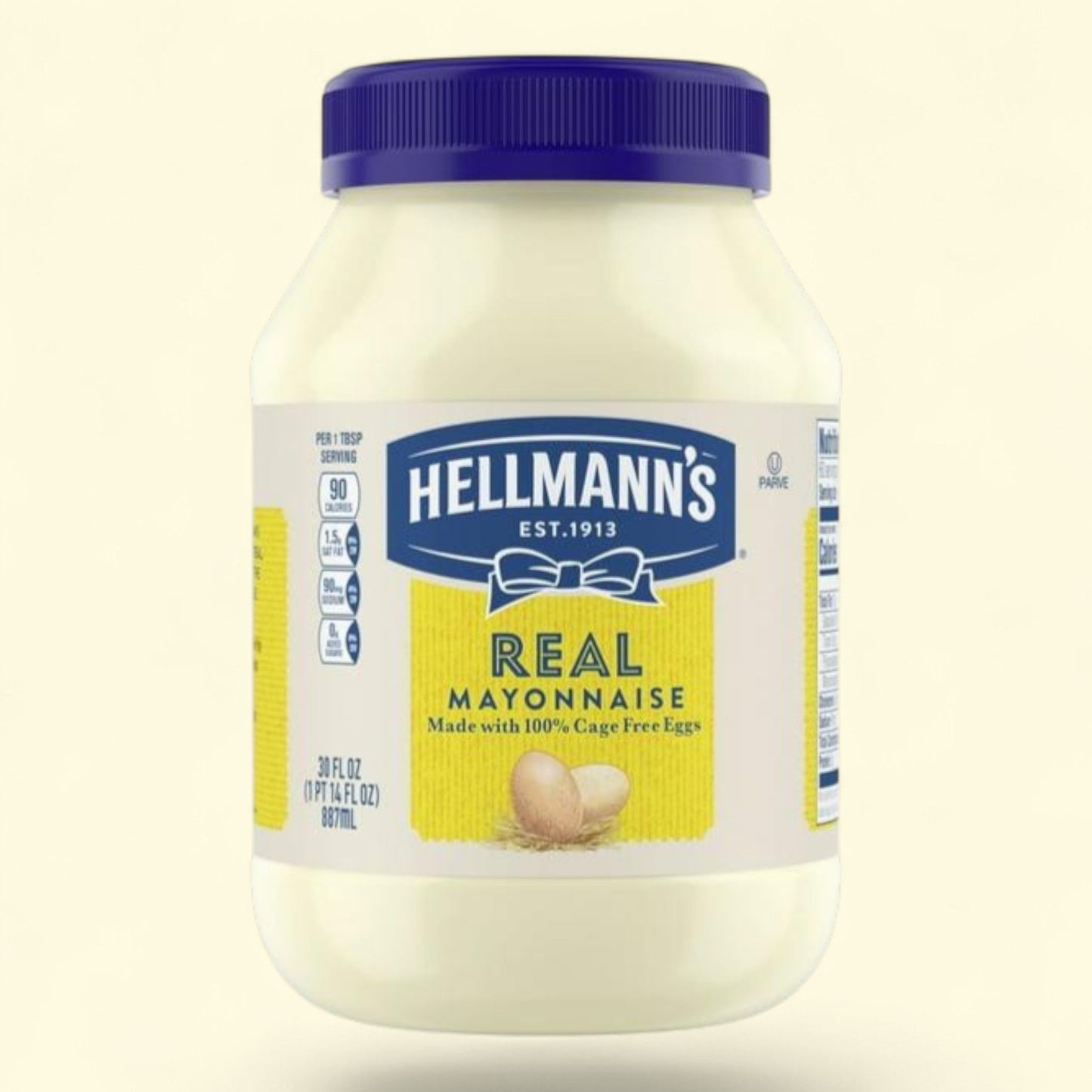 Hellmann's Real Mayonnaise, 30 fl oz Jar