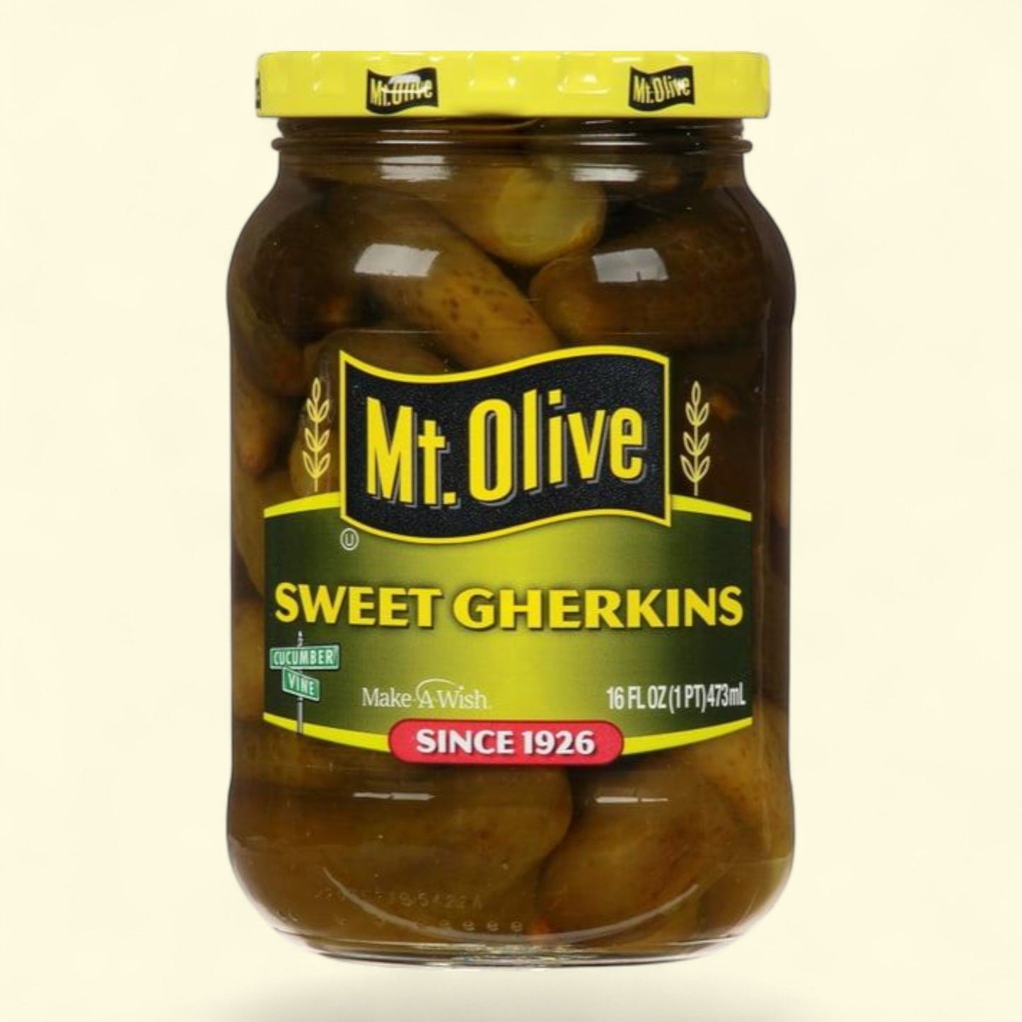 Mt. Olive Sweet Gherkin Pickles, 16 fl oz Jar
