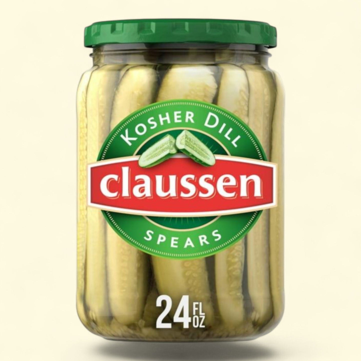 Claussen Kosher Dill Pickle Spears, 24 fl. oz. Jar