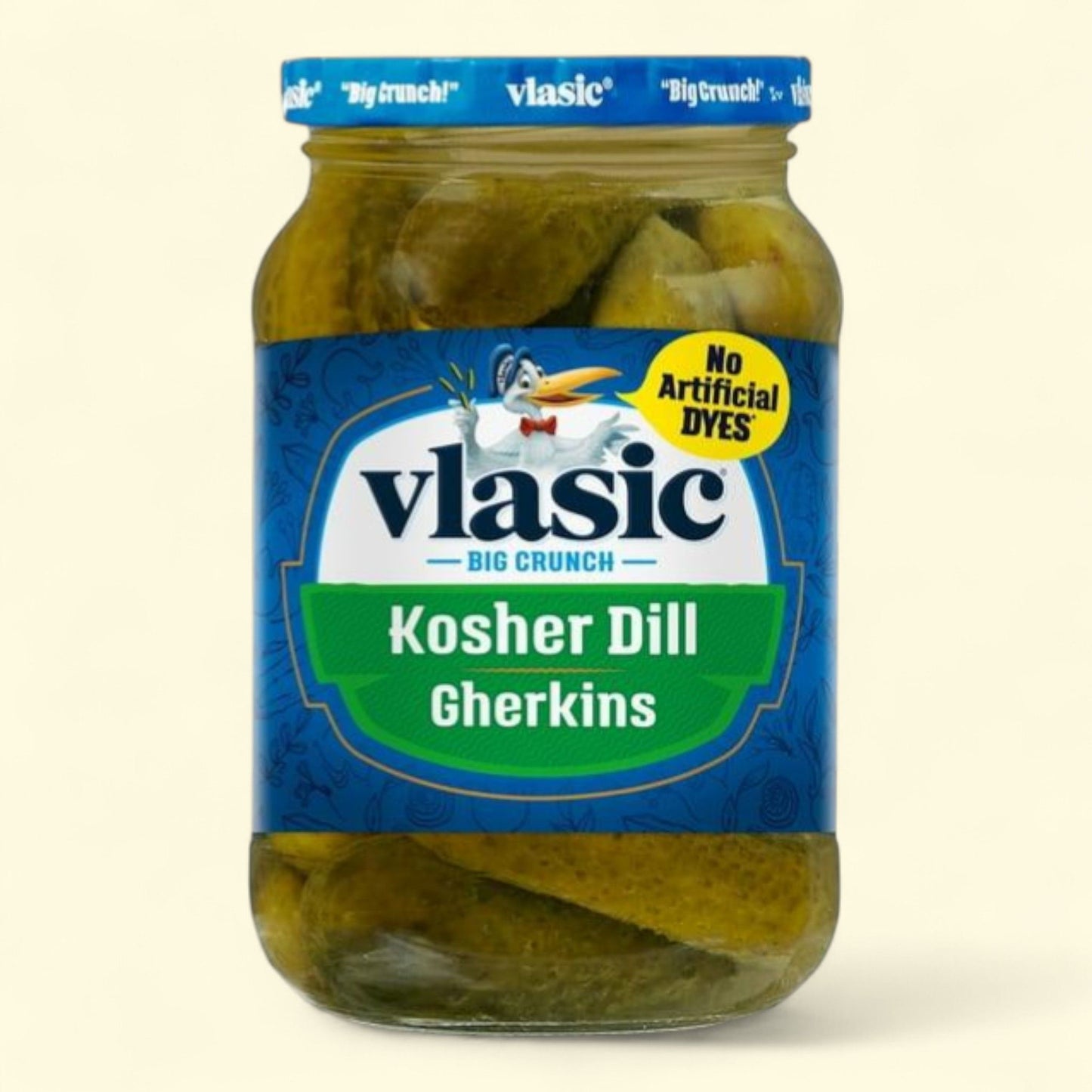 Cornichons à l'aneth Vlasic Kosher, 473 ml