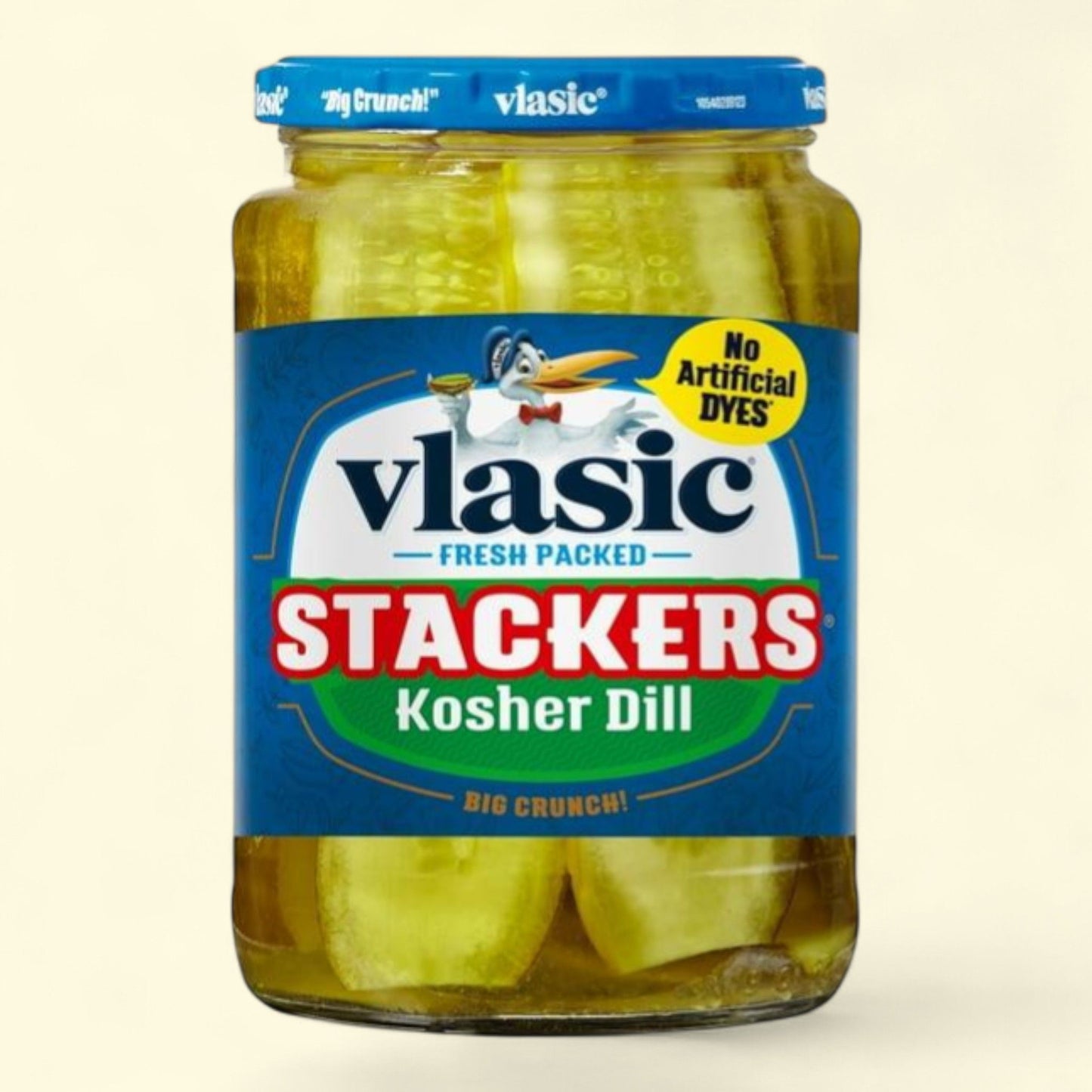 Vlasic Dill Pickle Sandwich Stackers, 24 fl oz Jar