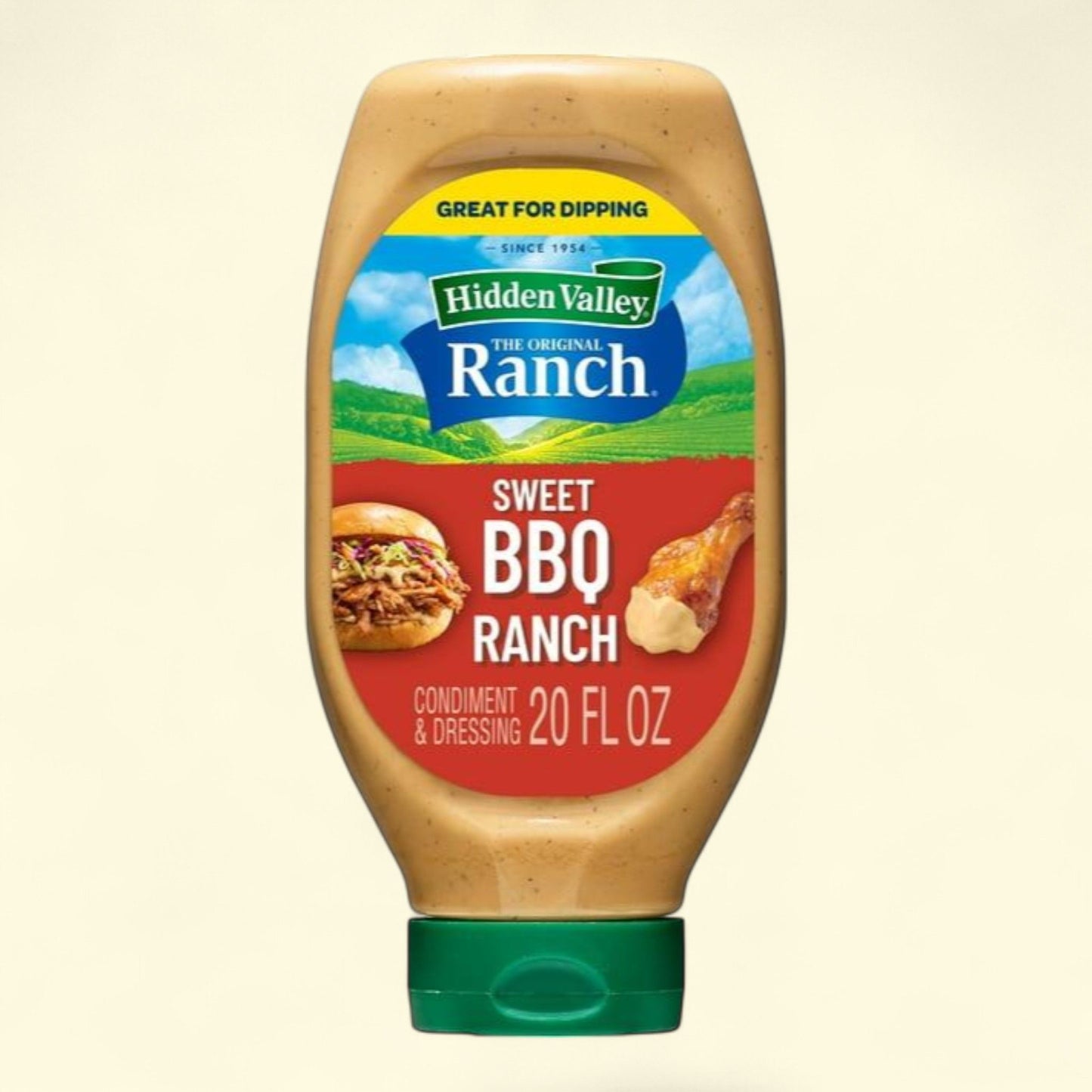 Hidden Valley Sweet BBQ Ranch Condiment and Dressing, 20 Fluid Ounces