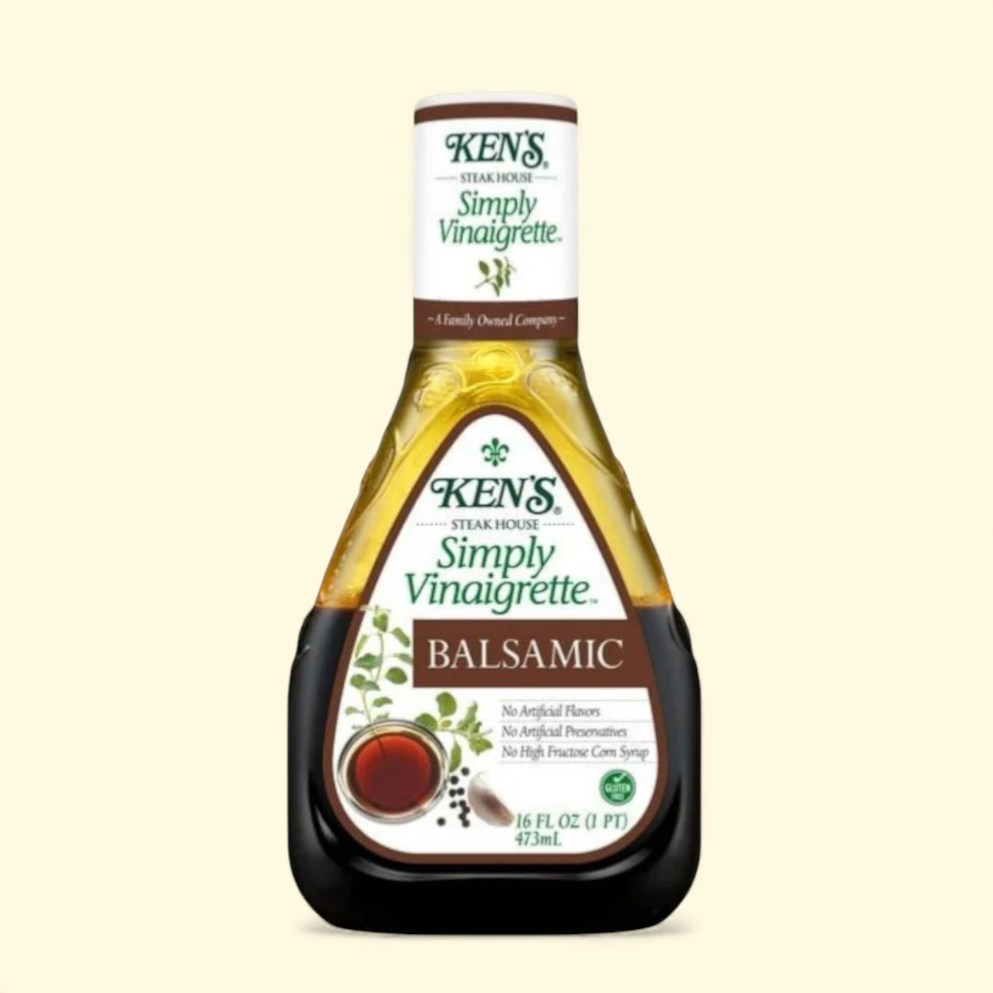 Ken's Steak House Simply Vinaigrette Balsamic Salad Dressing, 16 fl oz — authentic US product shipped worldwide by Treatspree