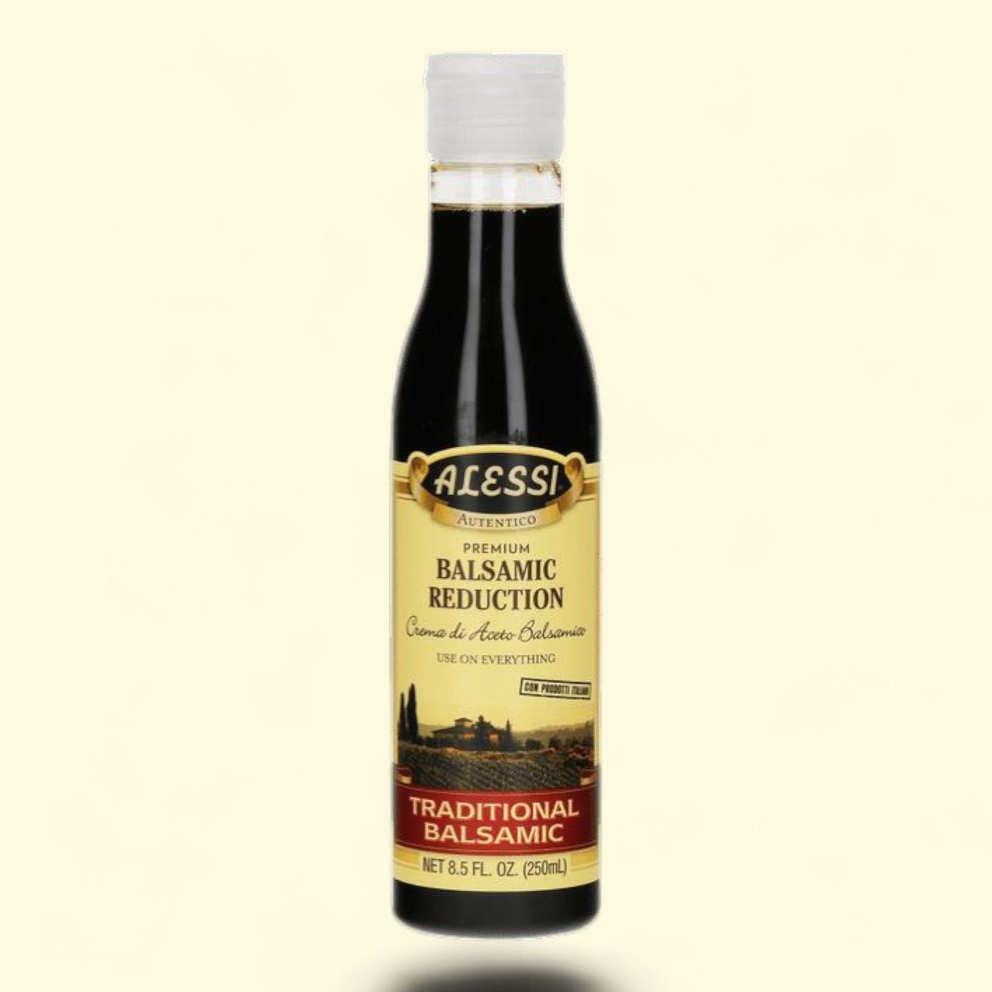 Réduction de vinaigre balsamique Alessi, vinaigre balsamique traditionnel, 250 ml