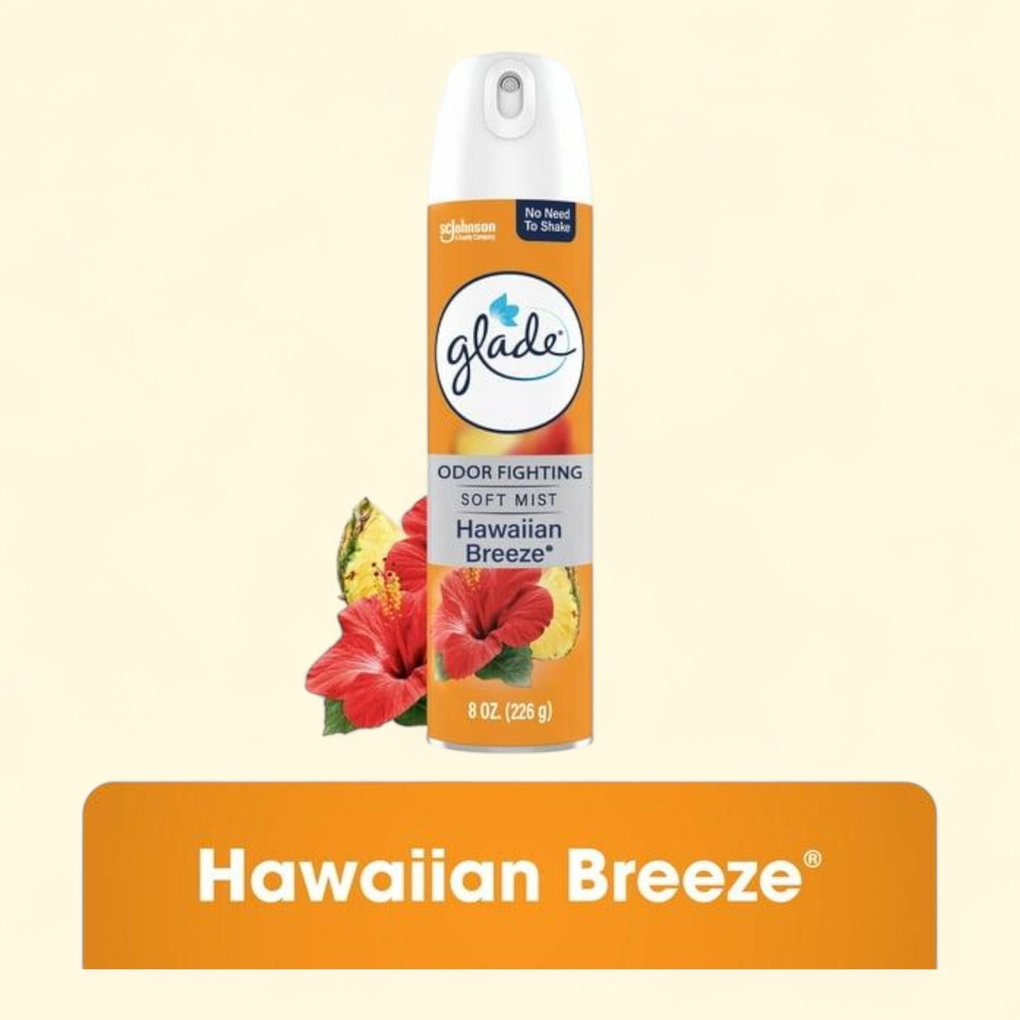 Glade Air Freshener Spray, Hawaiian Breeze Scent, 8 oz