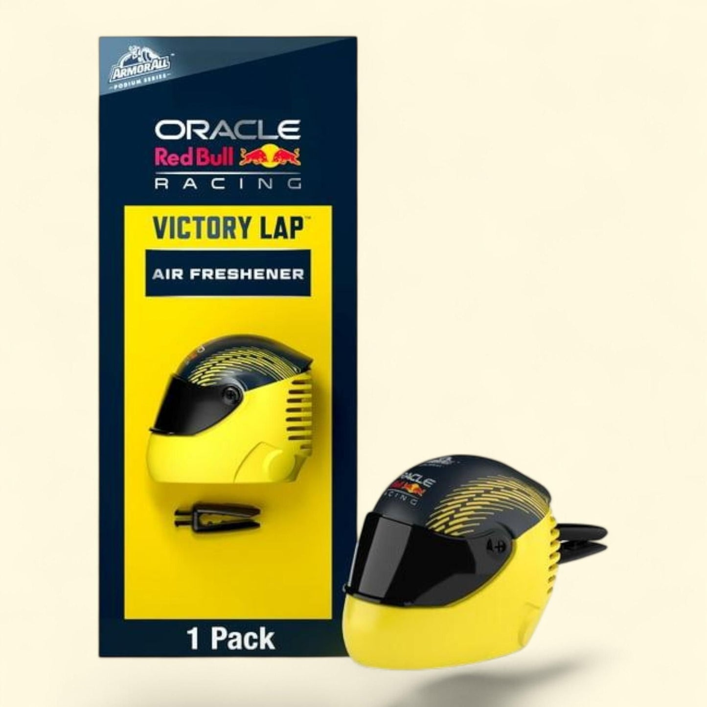 Armor All Podium Series Helmet Vent Clip Car Air Freshener, Victory Lap Scent, 1 Pack