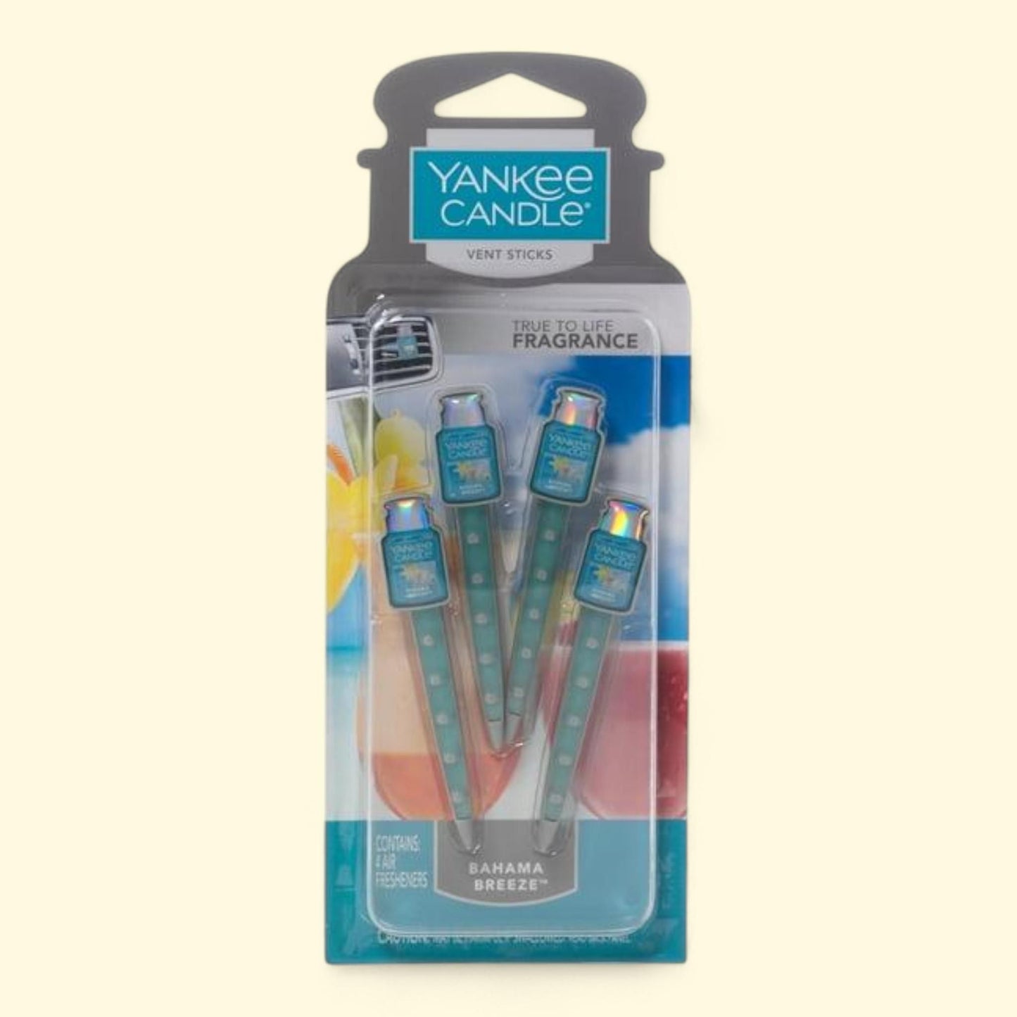 Yankee Candle Car Air Freshener Vent Sticks, Midsummers Night, 4 Count