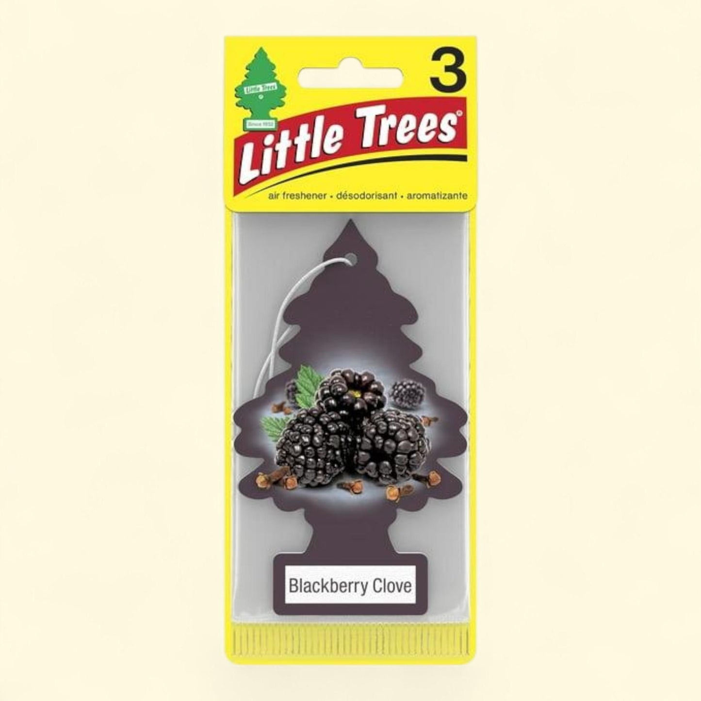 Little Trees Air Freshener Blackberry Clove 3-Pack
