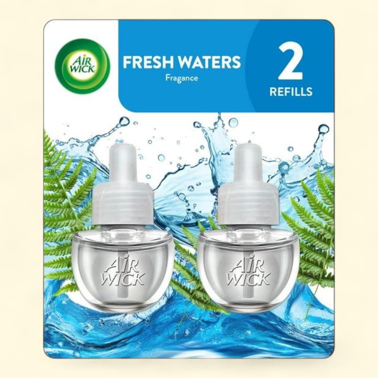 Air Wick Scented Oil Air Freshener Refills, Fresh Waters, 2 Count
