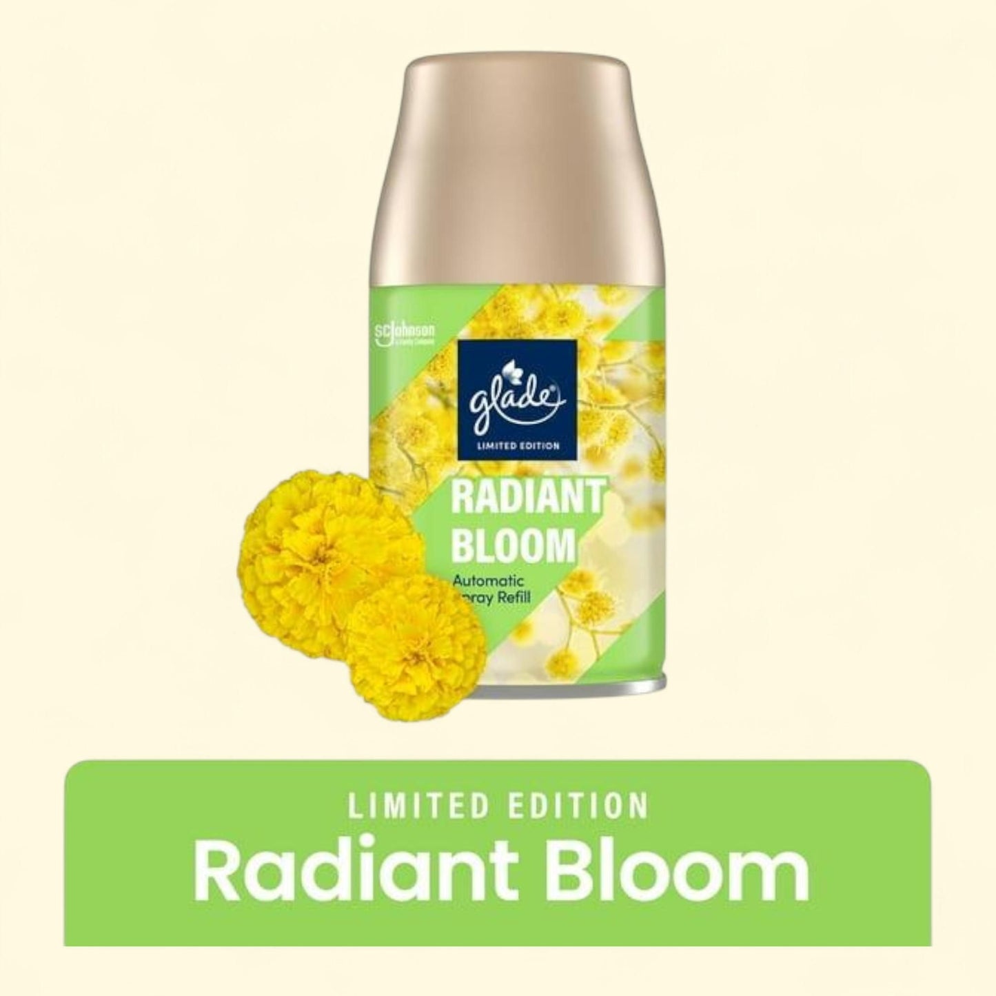 Glade Automatic Spray Air Freshener, Radiant Bloom, 6.2 oz — authentic US product shipped worldwide by Treatspree