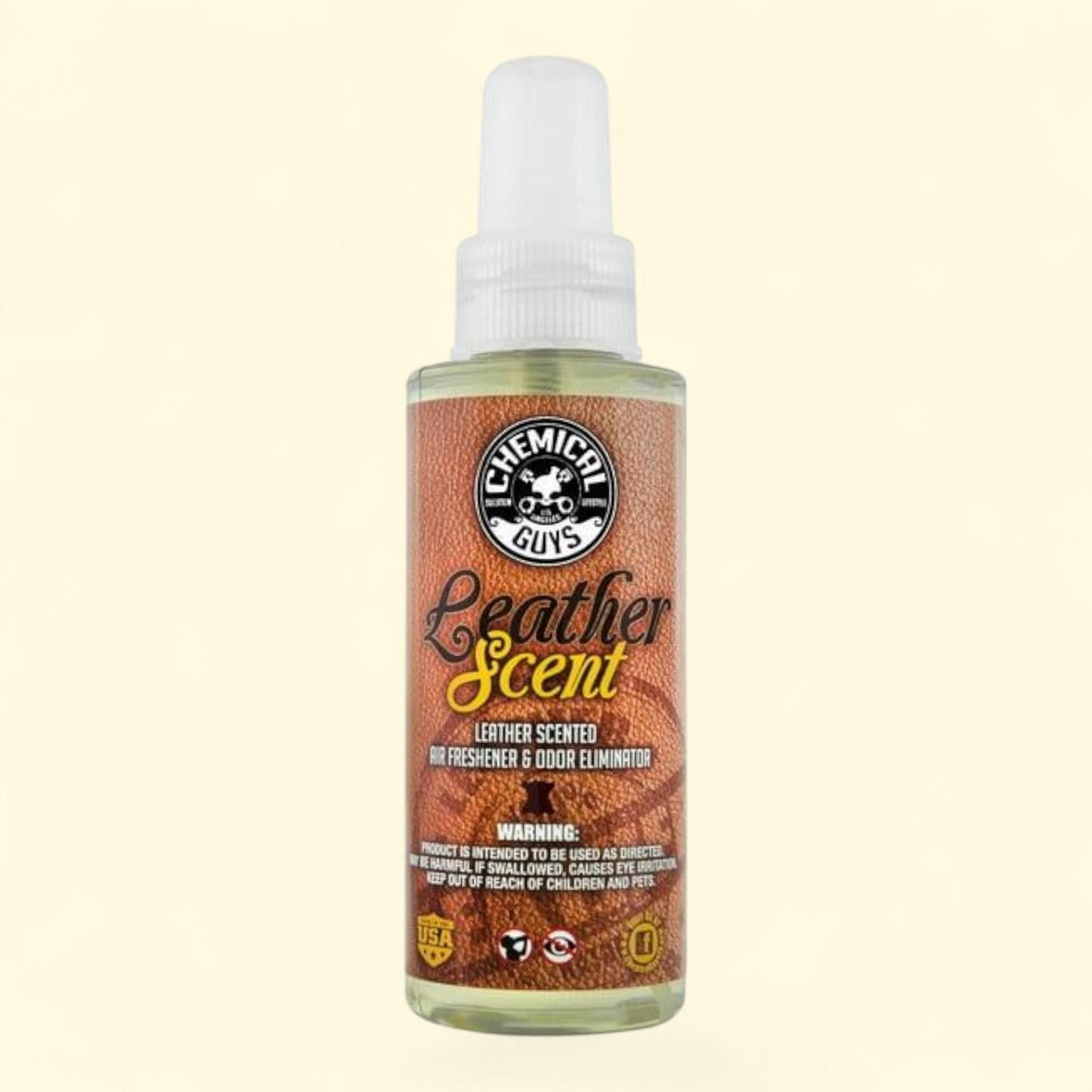 Chemical Guys Leather Scent Air Freshener, 4 oz