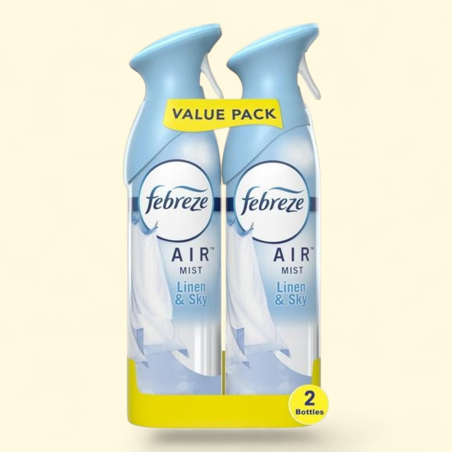 Febreze Air Freshener Spray, Linen & Sky, 8.8oz, 2 Count