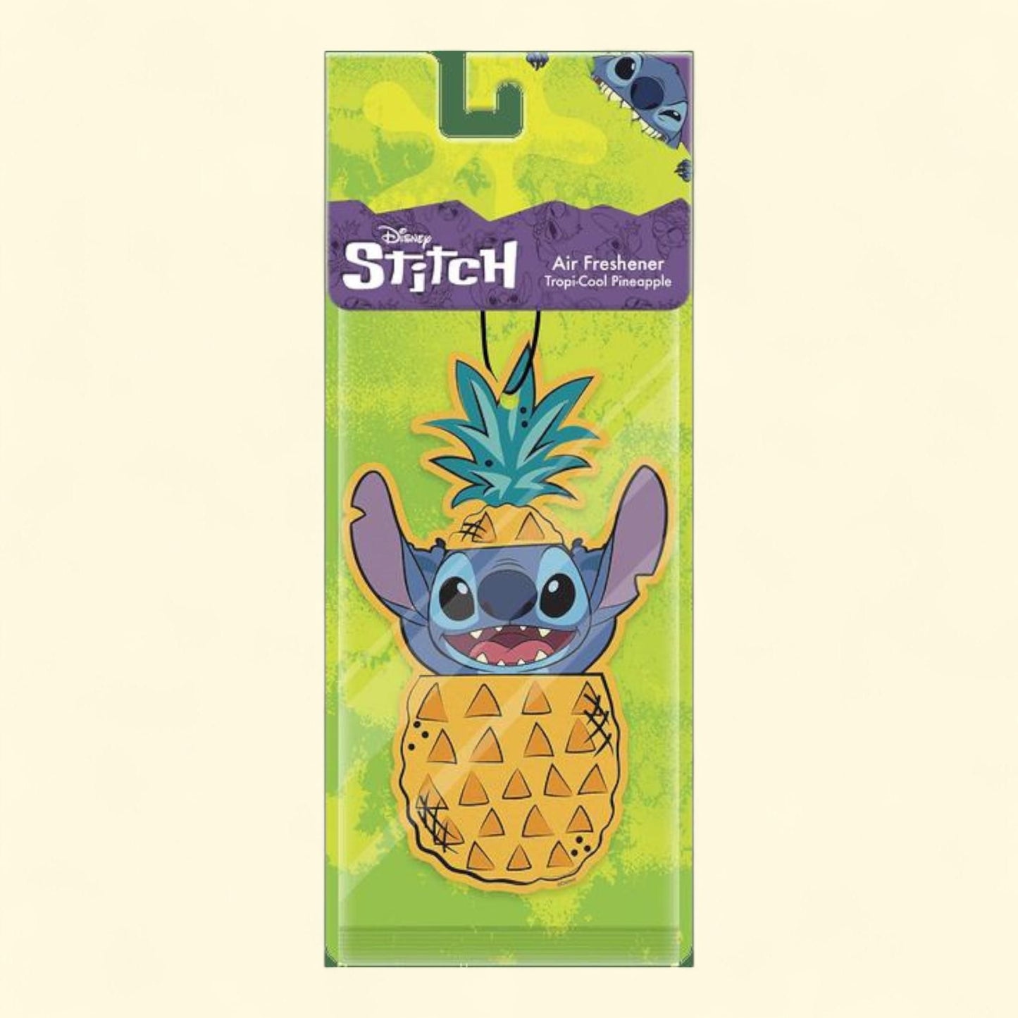 Warner Brothers Batman Hanging Air Freshener, Tropi-Cool Pineapple, Single Pack
