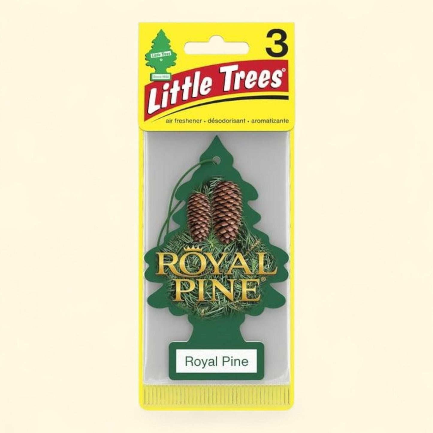 Little Trees Air Freshener, Royal Pine, 3-Pack