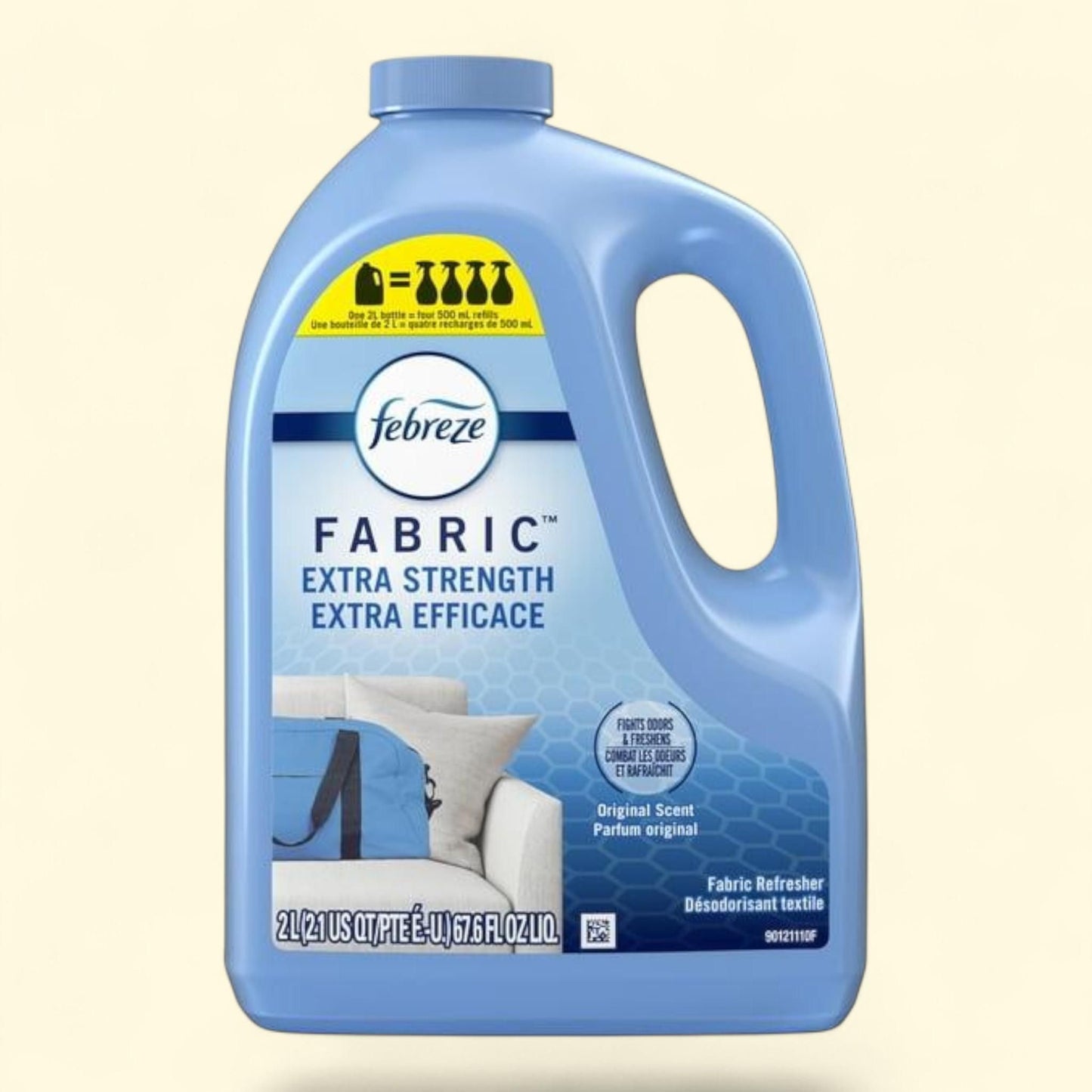 Désodorisant en spray pour tissus Febreze, formule extra-puissante, 2 l