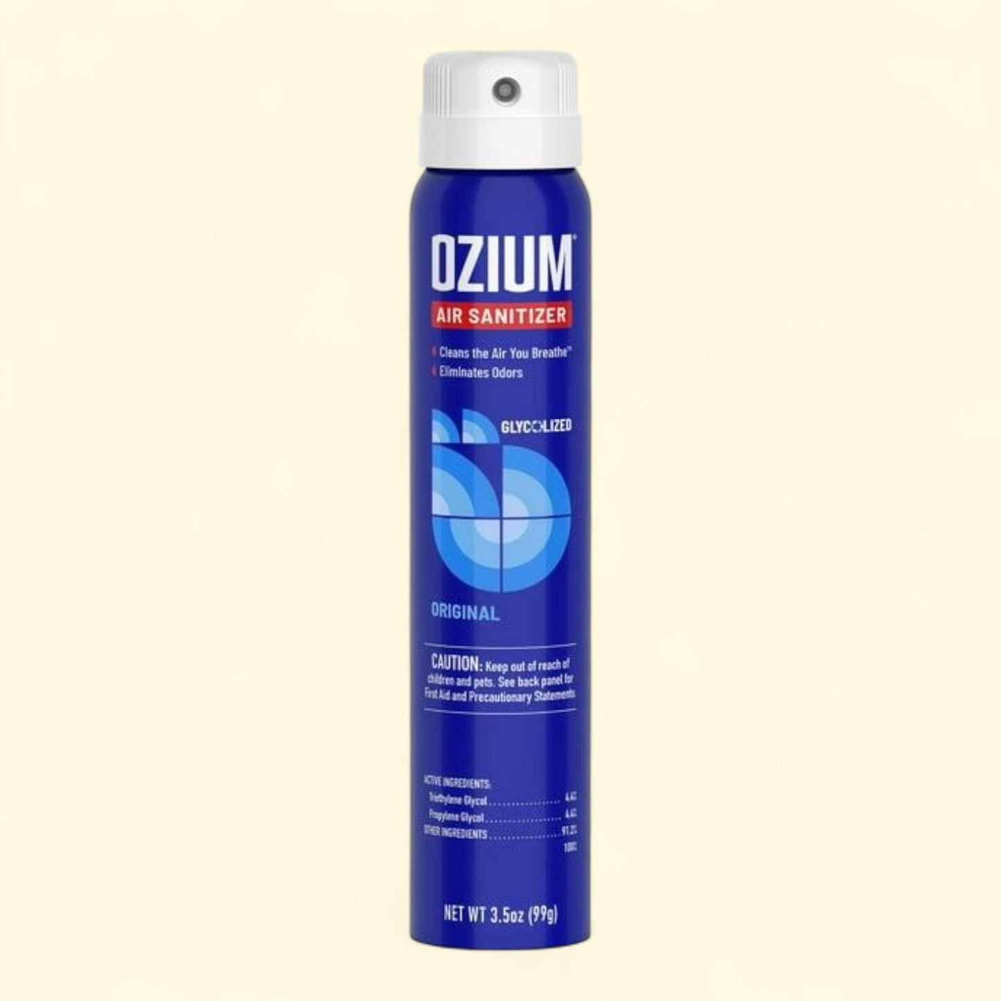 OZIUM Auto Air Freshener Spray, Original Scent, 3.5 oz Can
