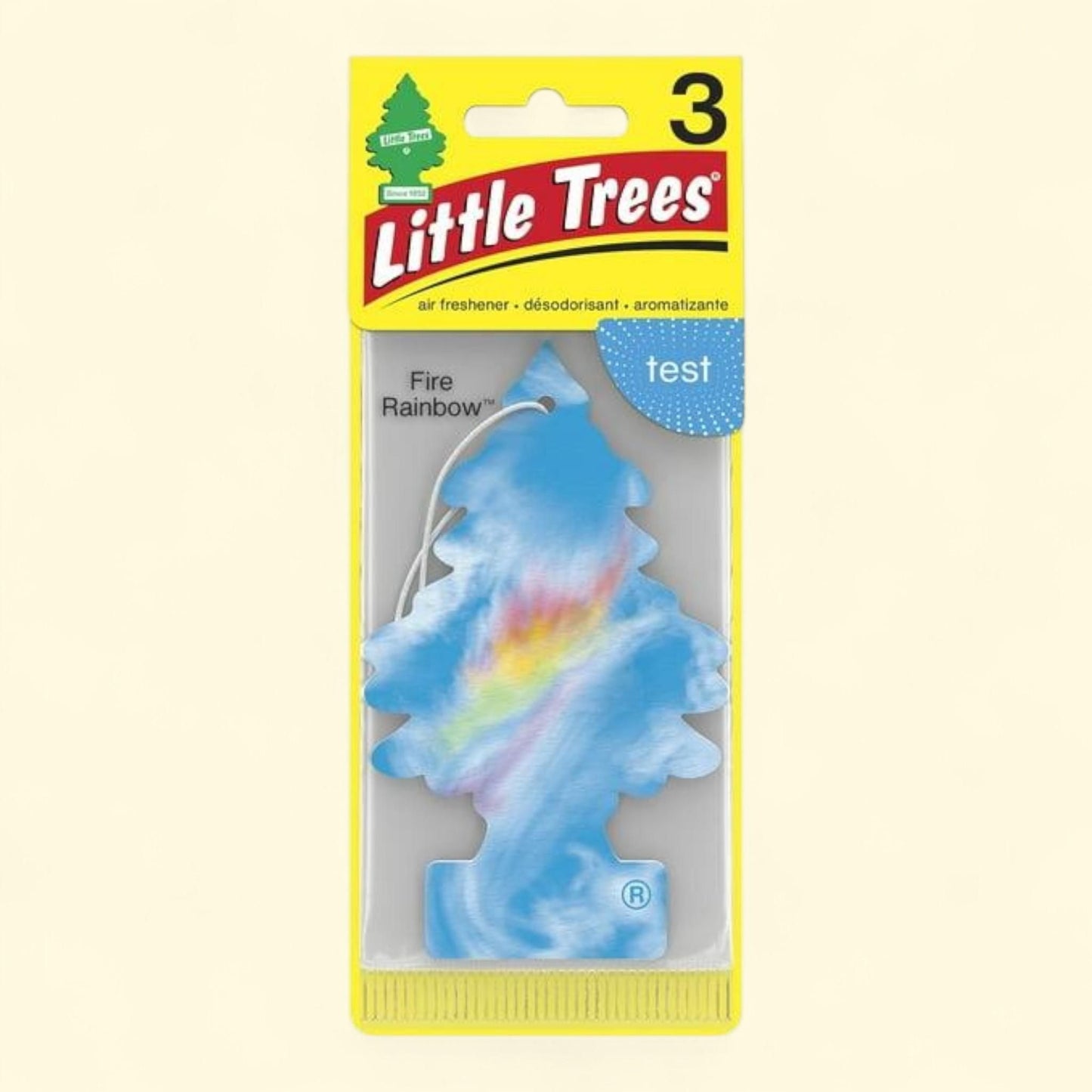 Little Trees Air Freshener, Fire Rainbow Fragrance, 3-Pack