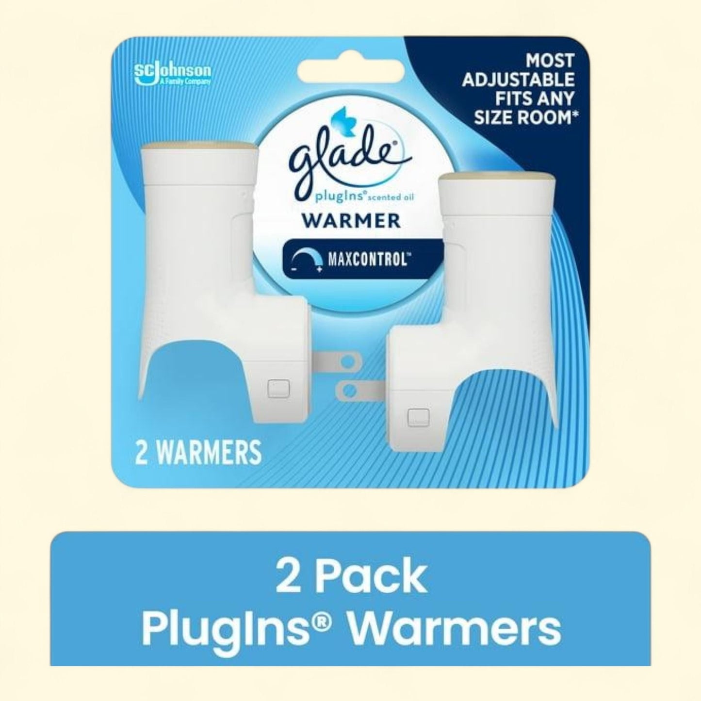 Glade PlugIns Air Freshener Warmer, 2 Count