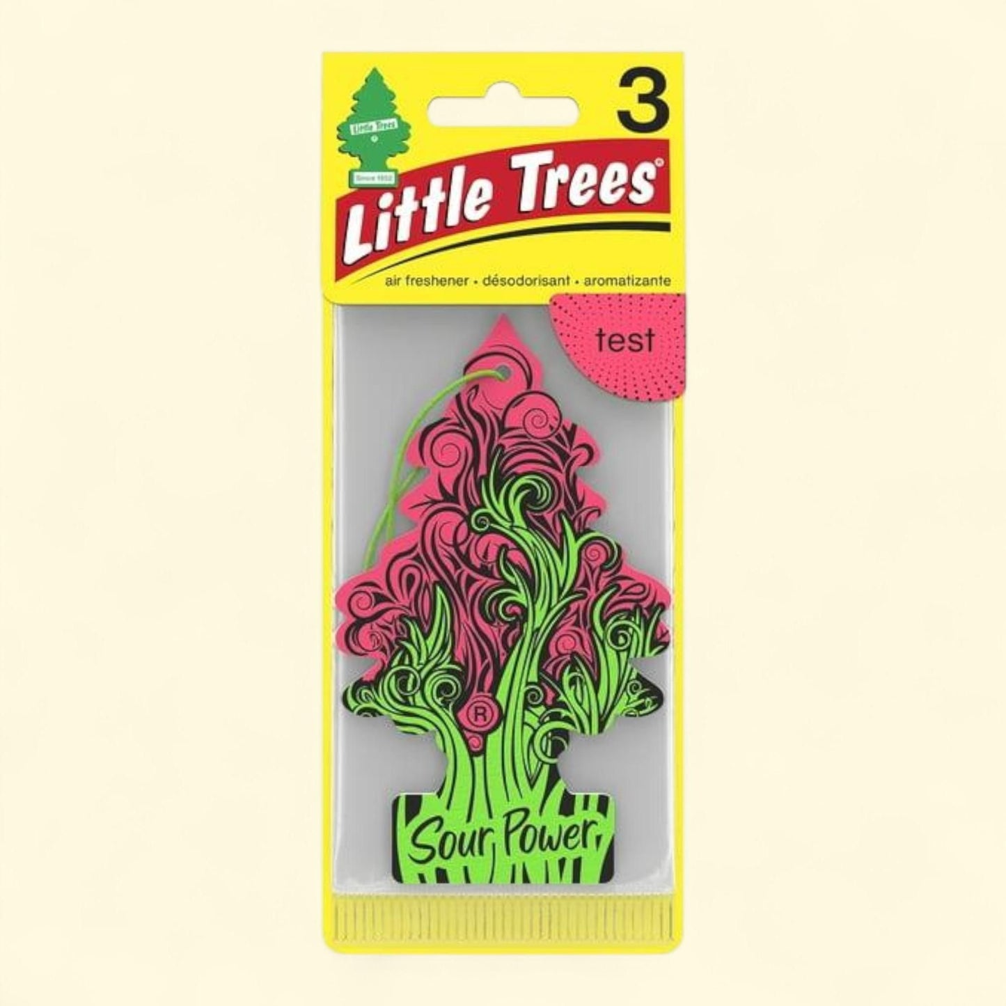 Little Trees Air Freshener Sour Power Fragrance 3-Pack