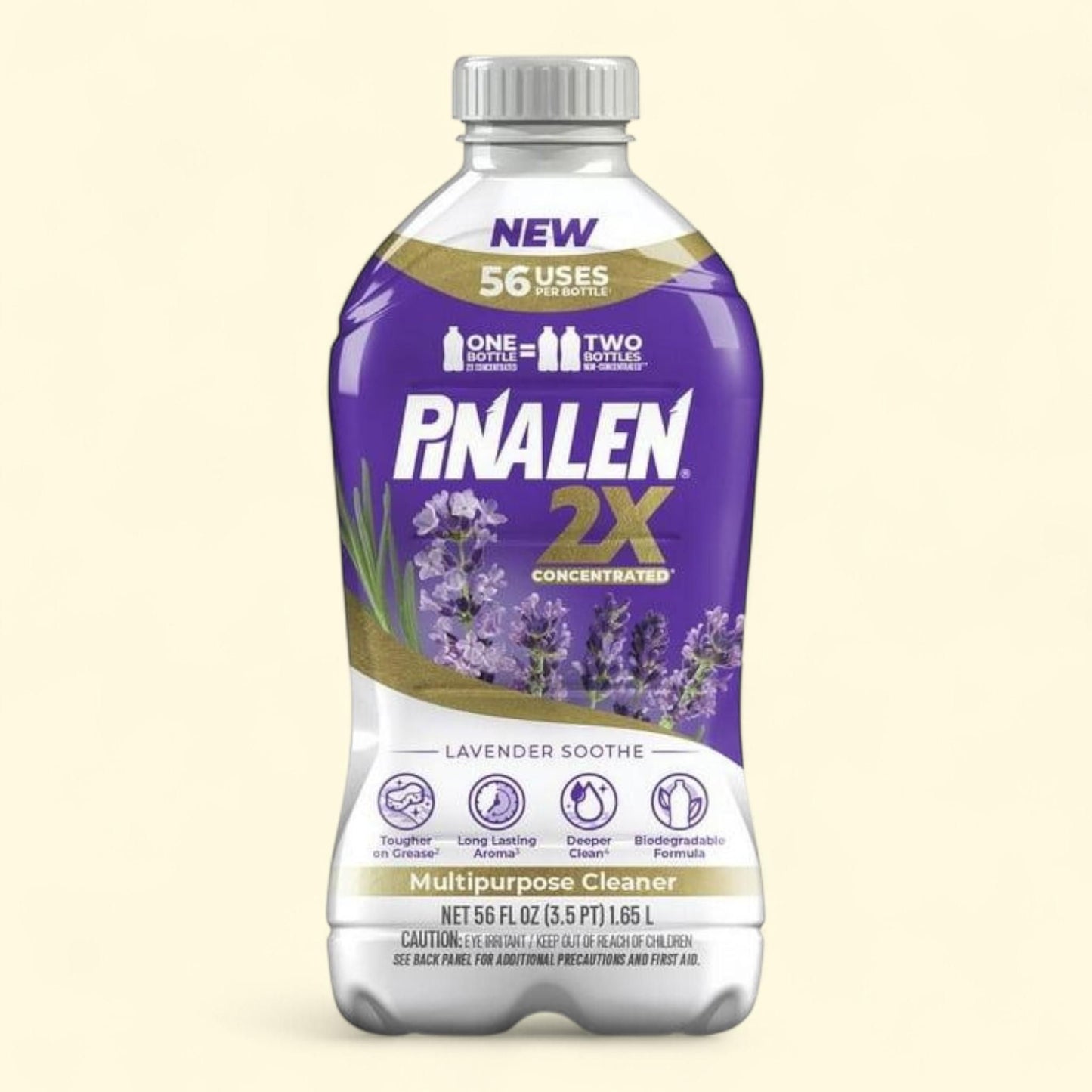 Nettoyant multi-usages Pinalen 2X Max Aromas - Parfum Lavande apaisante (1,6 l)