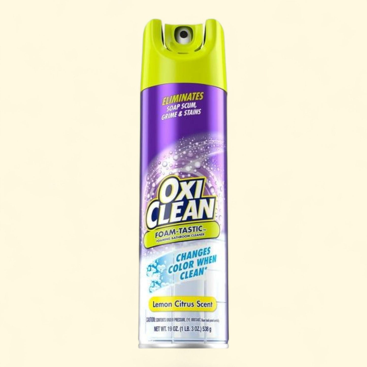 OxiClean Foam-Tastic Foaming Bathroom Cleaner, 19 oz