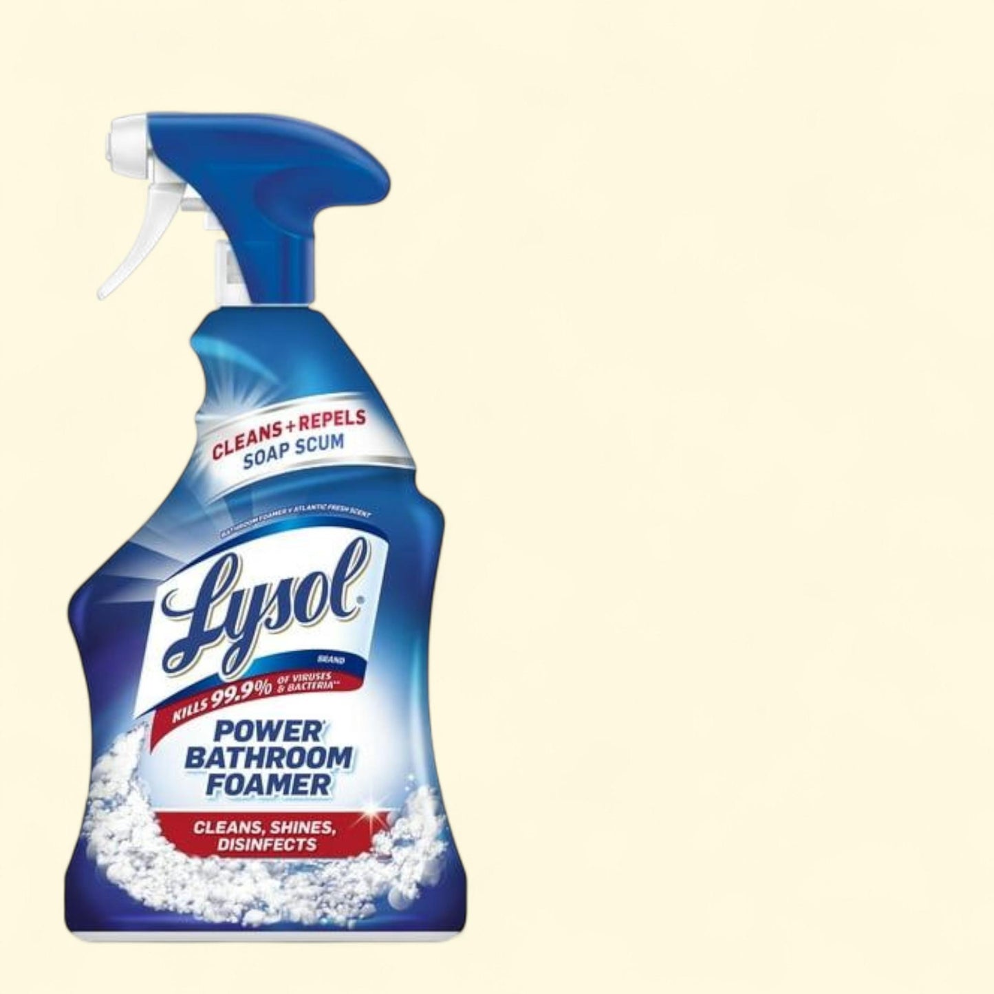 Lysol Power Foaming Cleaning Spray, Bathroom Foam Cleaner, 32 fl oz