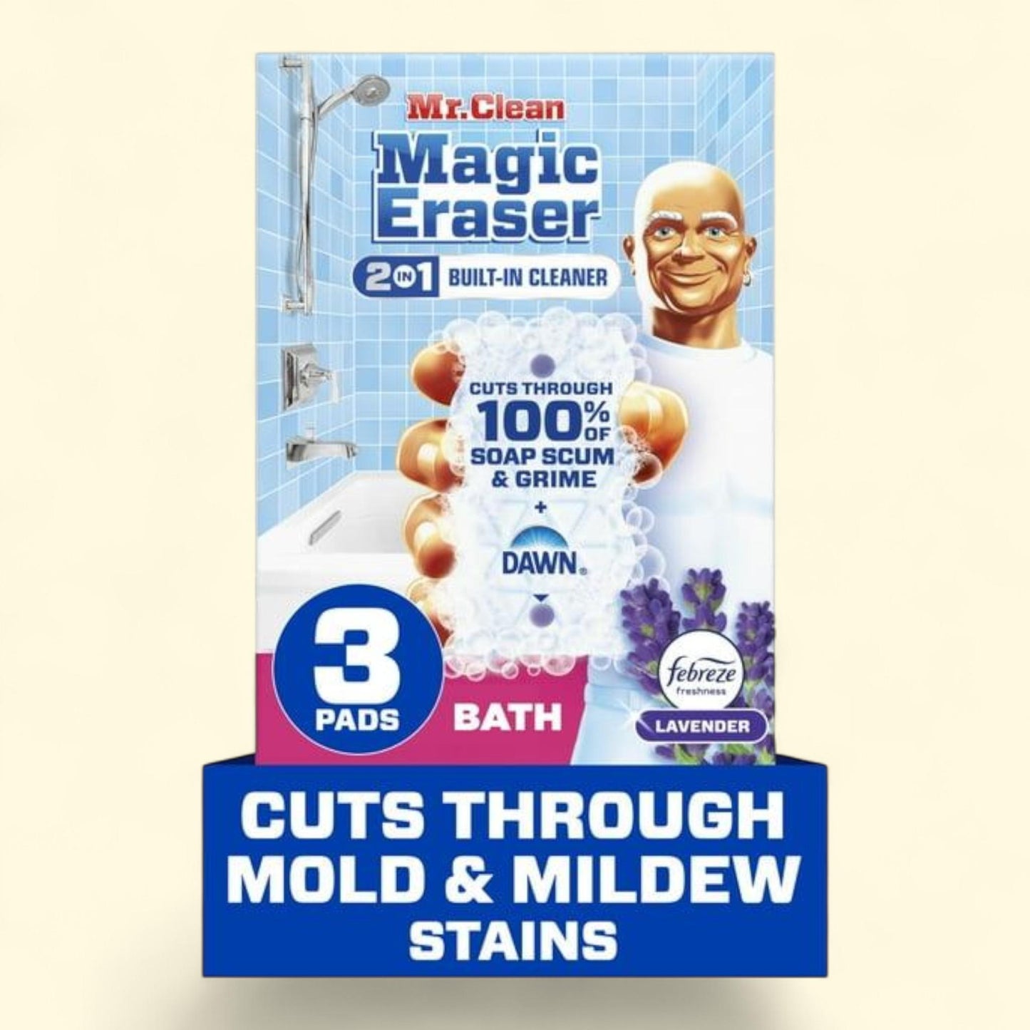 Mr. Clean Ultra Bath Magic Eraser, lot de 3