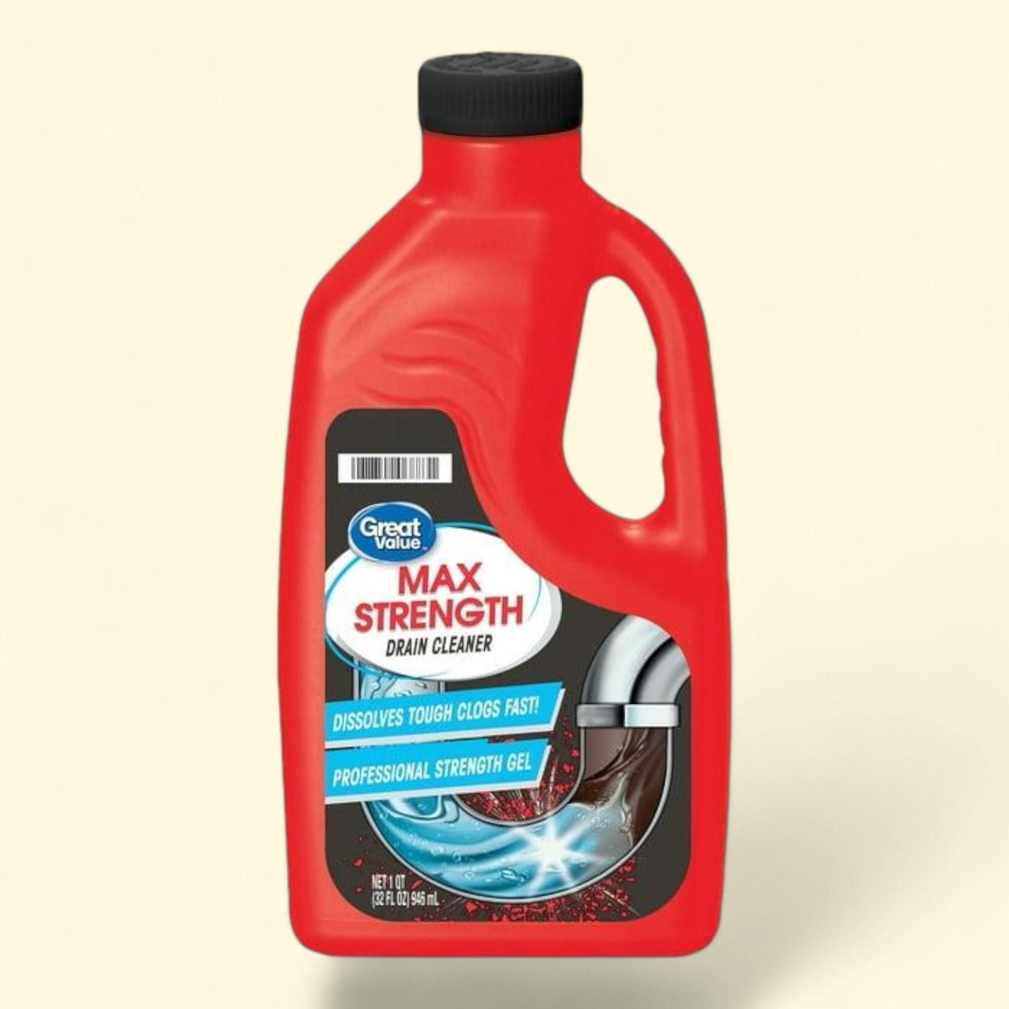 Great Value Drain Cleaner, 32 fl oz