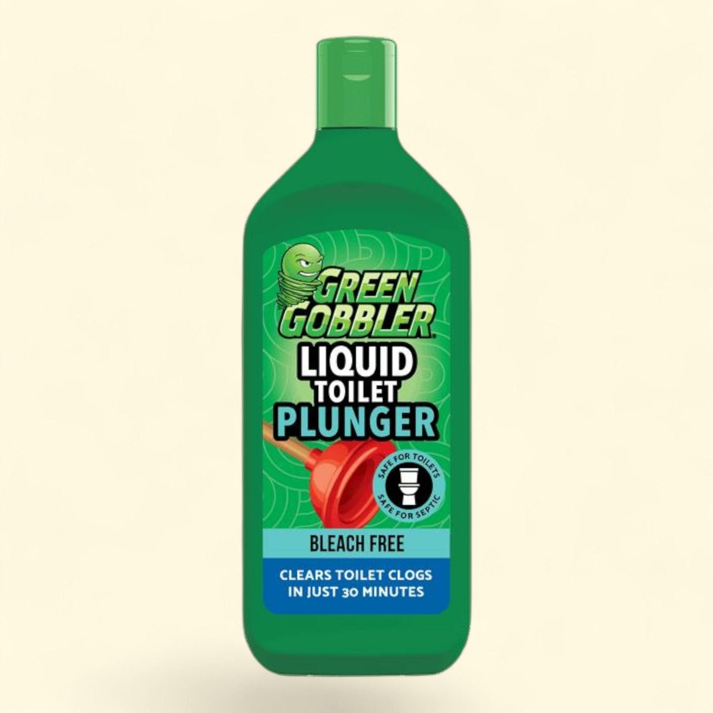 Green Gobbler Liquid Toilet Plunger, 12oz
