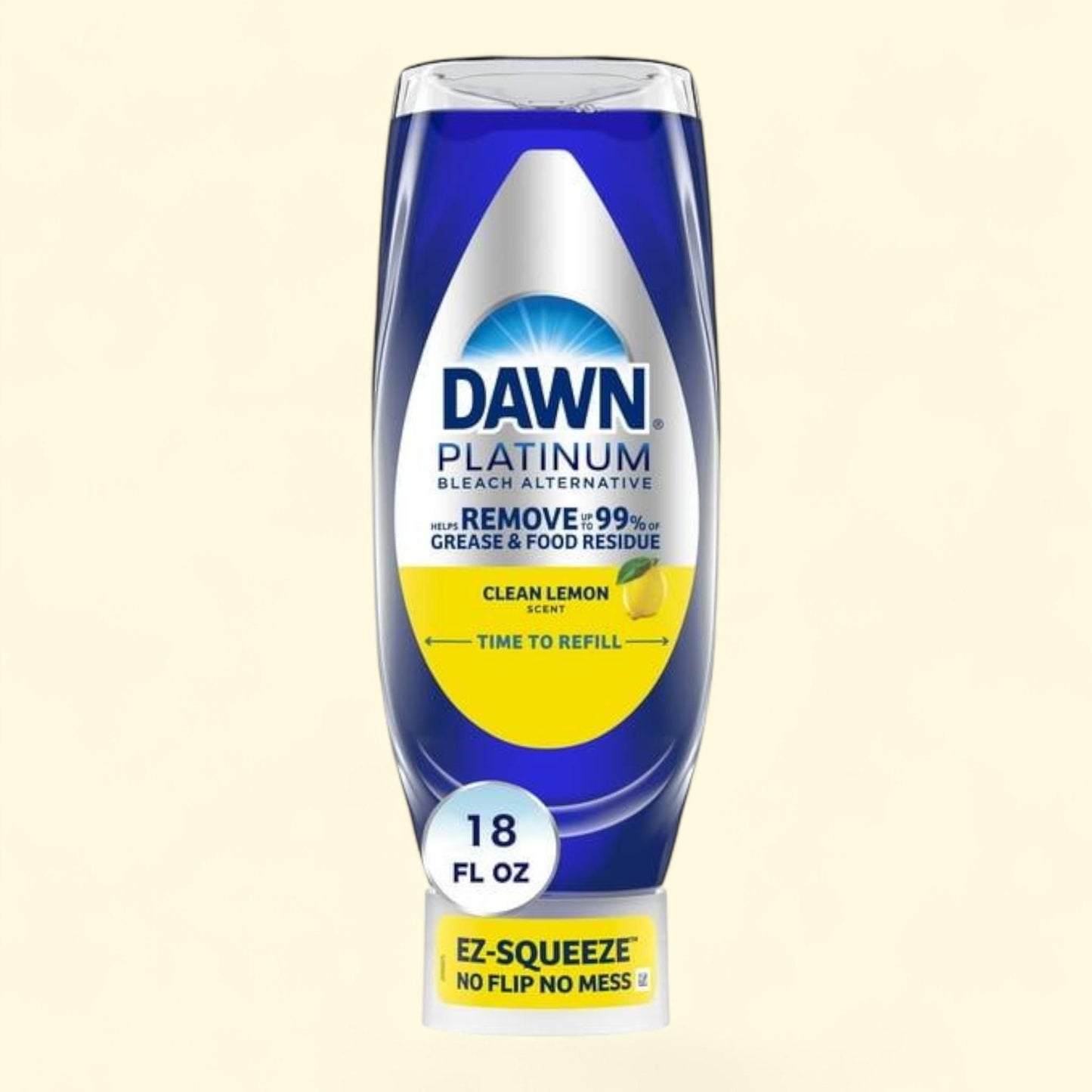 Dawn Platinum Dish Soap, Clean Lemon, 18 fl oz