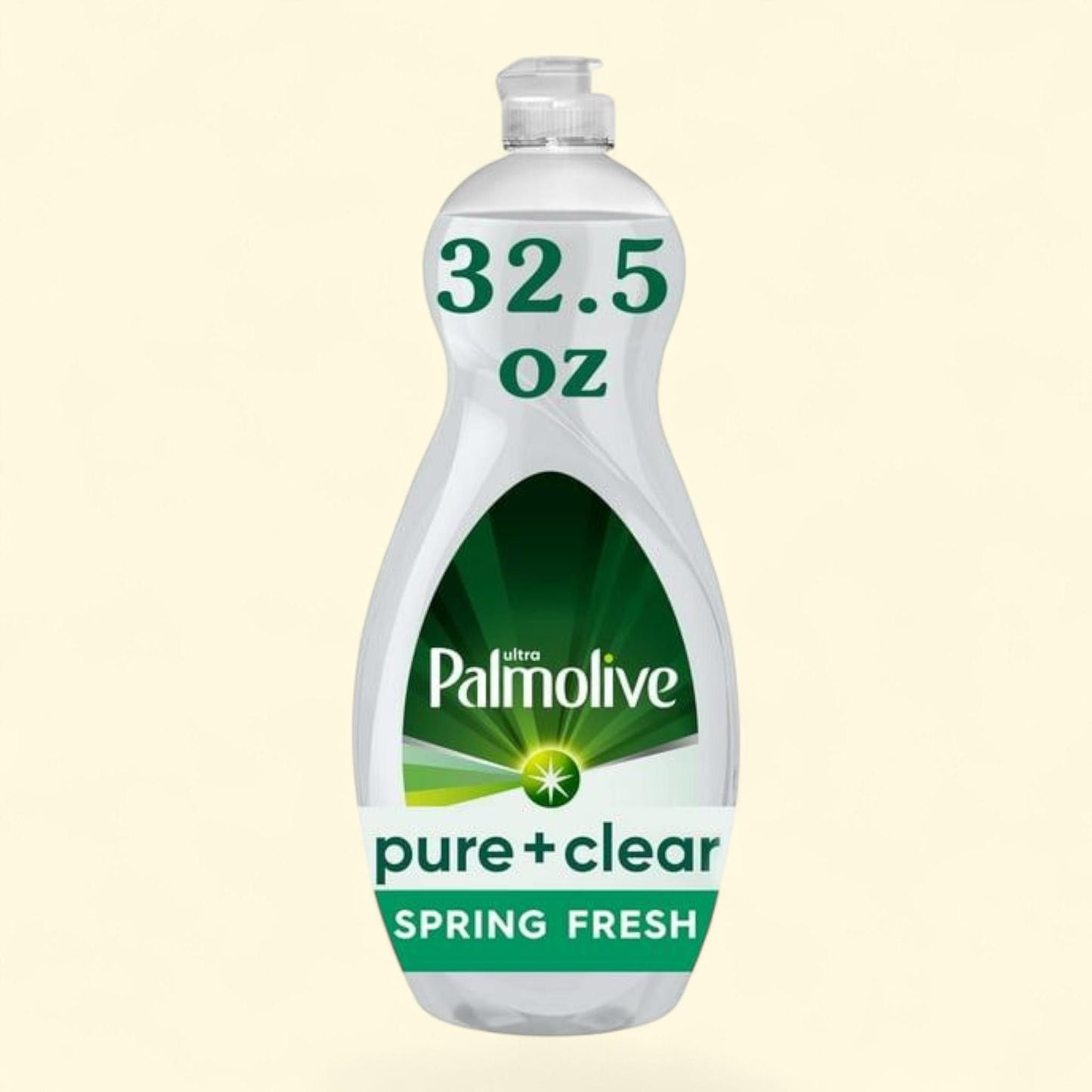 Palmolive Ultra Pure + Clear Dish Soap, Spring Fresh Scent, 32.5 Fluid Ounce