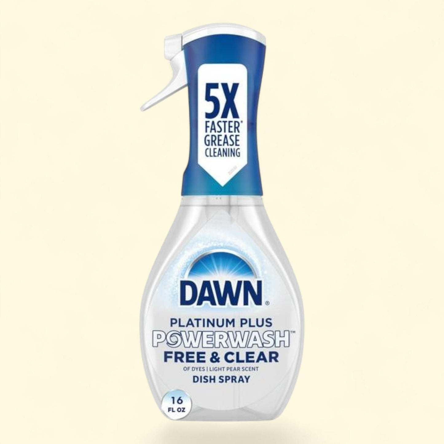Dawn Powerwash Spray, Dish Soap, Free & Clear, 16 Fl Oz Starter Kit