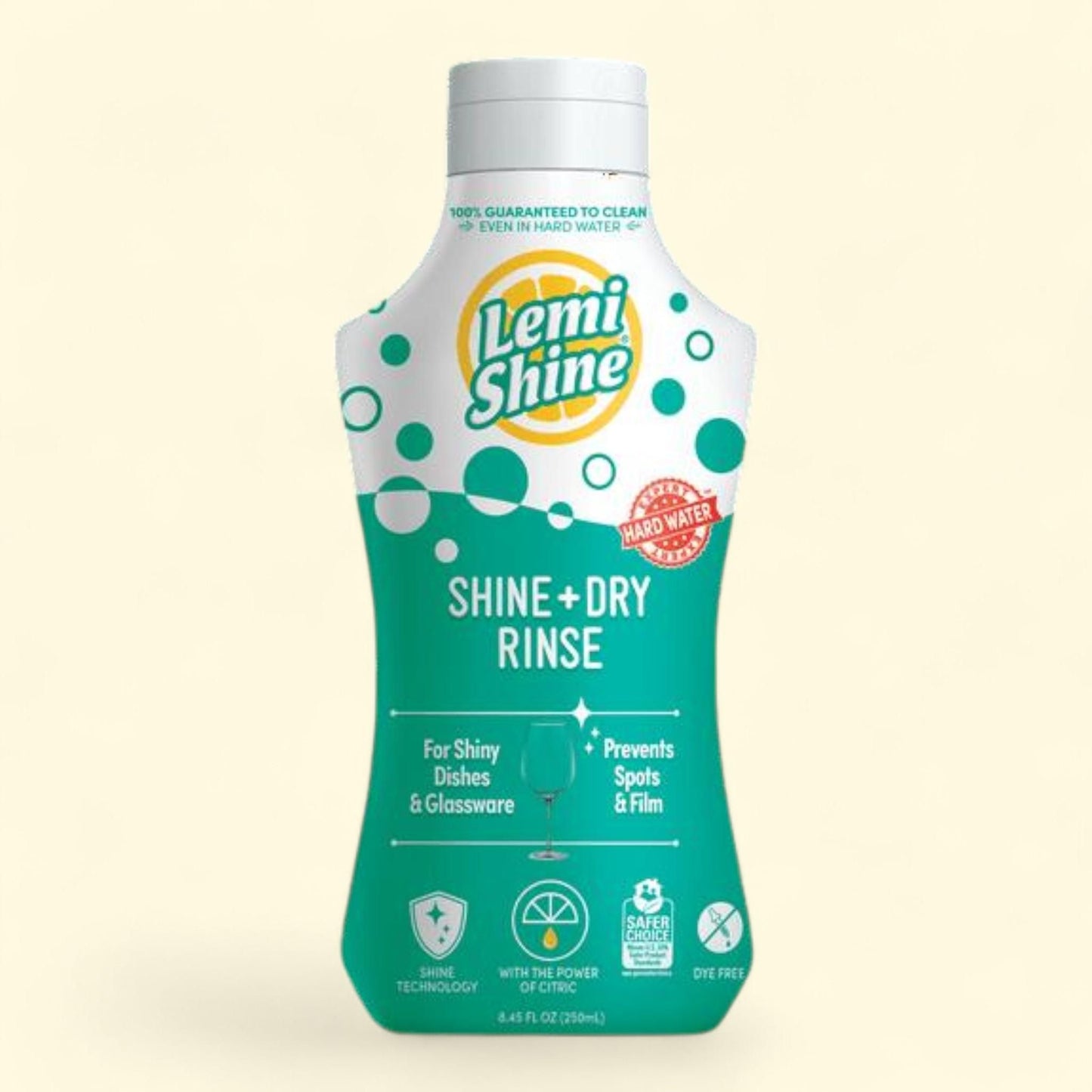 Lemi Shine Dishwasher Rinse Aid, 8.45 oz. — authentic US product shipped worldwide by Treatspree