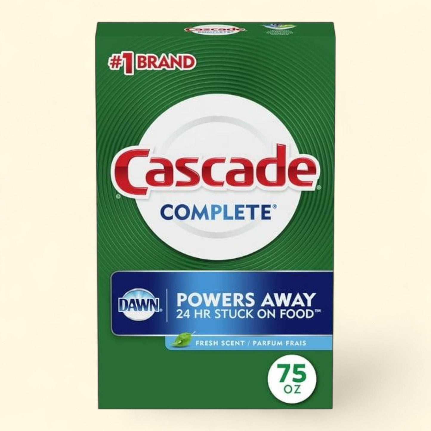 Cascade Complete Dishwasher Detergent Powder, 75 fl oz