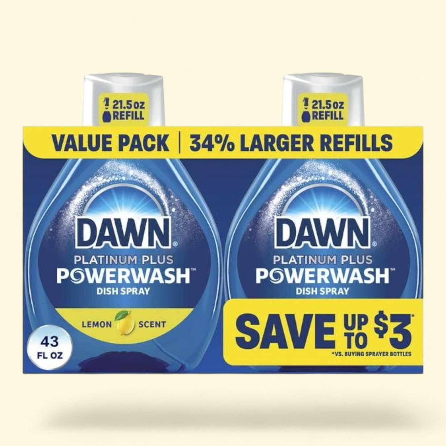Dawn Powerwash Spray Refill, Dish Soap, Lemon, 43 Fl Oz