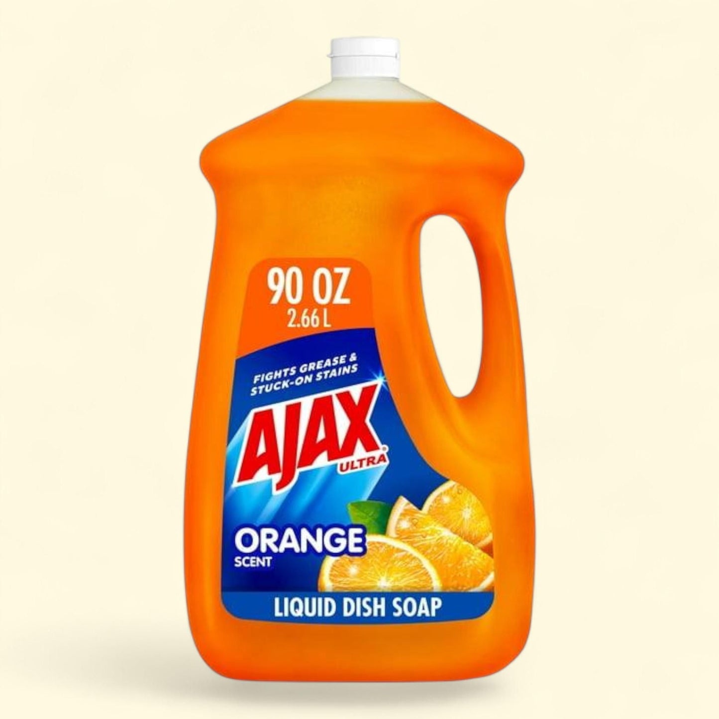 Ajax Ultra Triple Action Dishwashing Liquid, Orange Scent, 90 Fluid Ounce