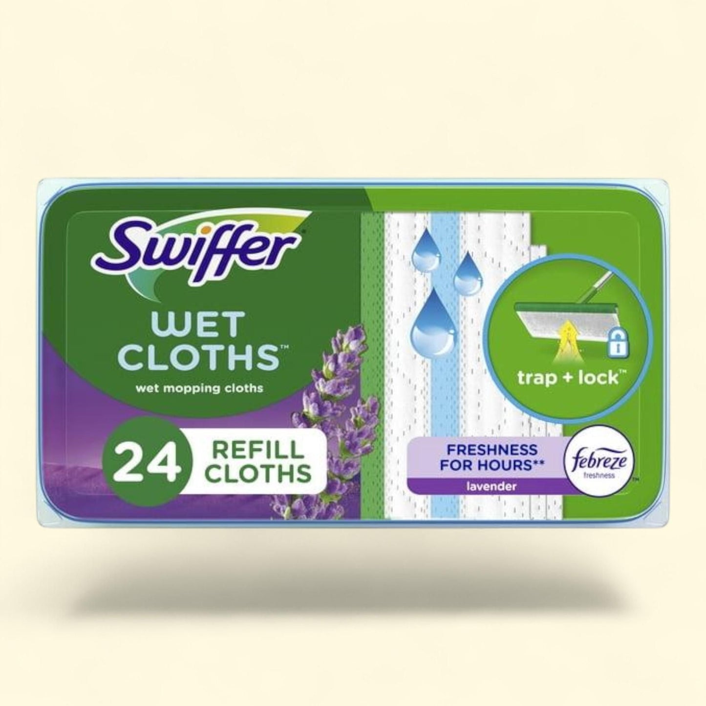 Swiffer Wet Pads Refill, Lavender, 24 Count