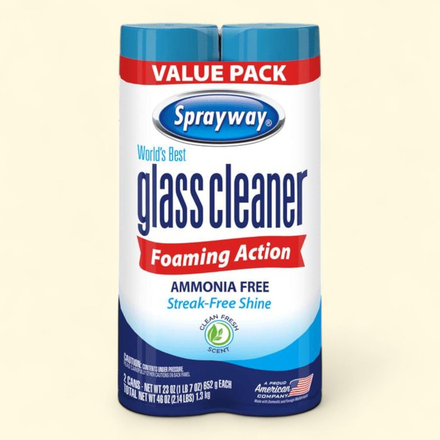 Sprayway Glass Cleaner, 19 oz, 2-Pack