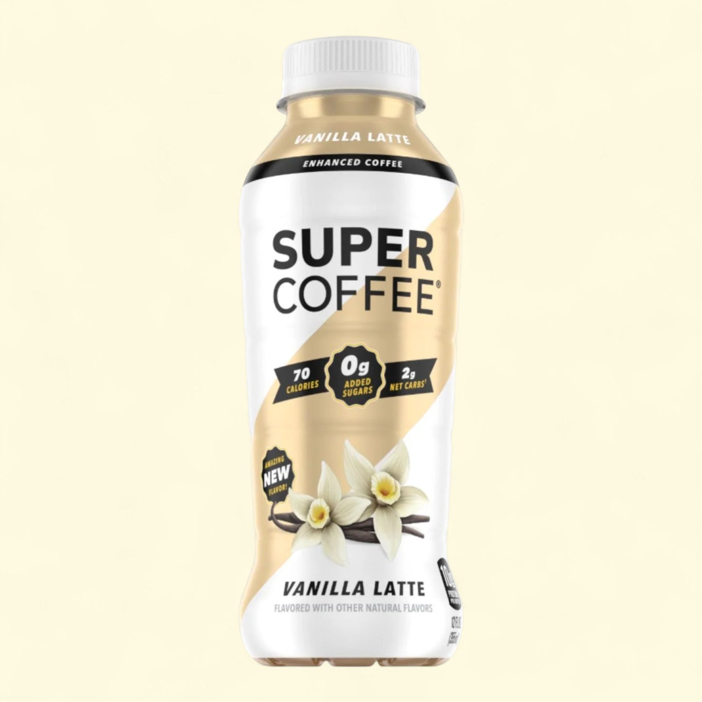 Super Coffee, Vanilla Latte Protein Coffee, 12 fl oz Bottle