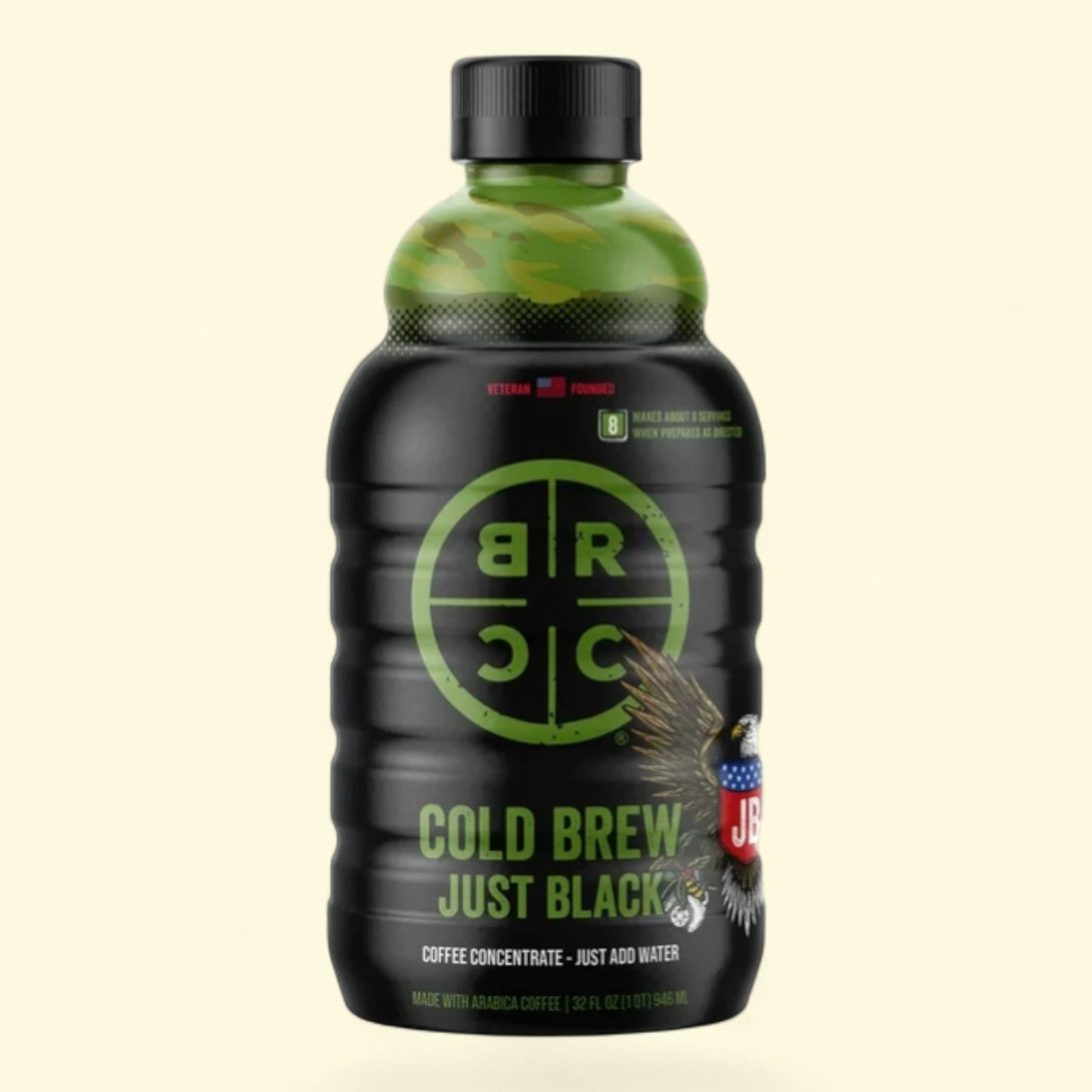 Black Rifle Coffee Company Just Black Cold Brew Iced Coffee Concentrate, 32 oz