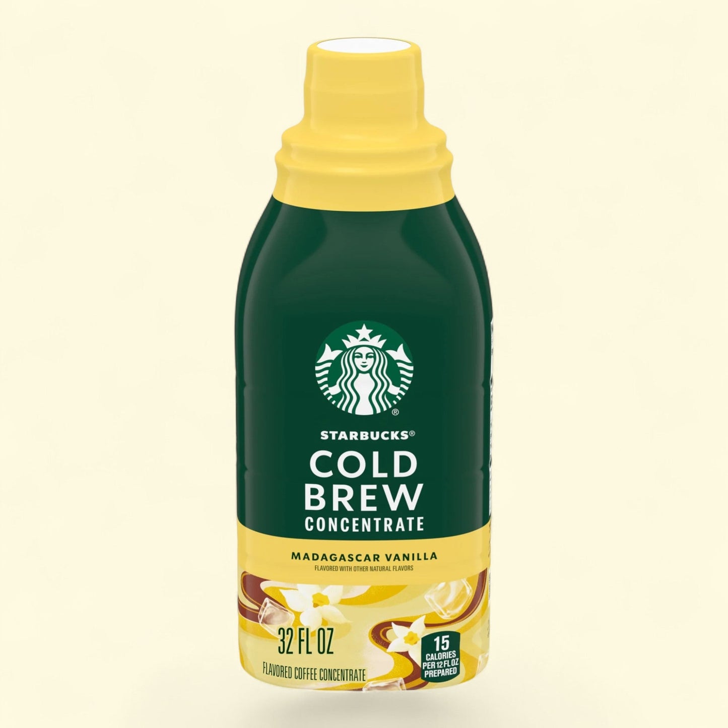Starbucks Cold Brew Coffee Concentrate, Madagascar Vanilla, 32 oz